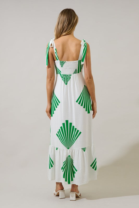 SL Fan Breeze Shoulder Tie Maxi