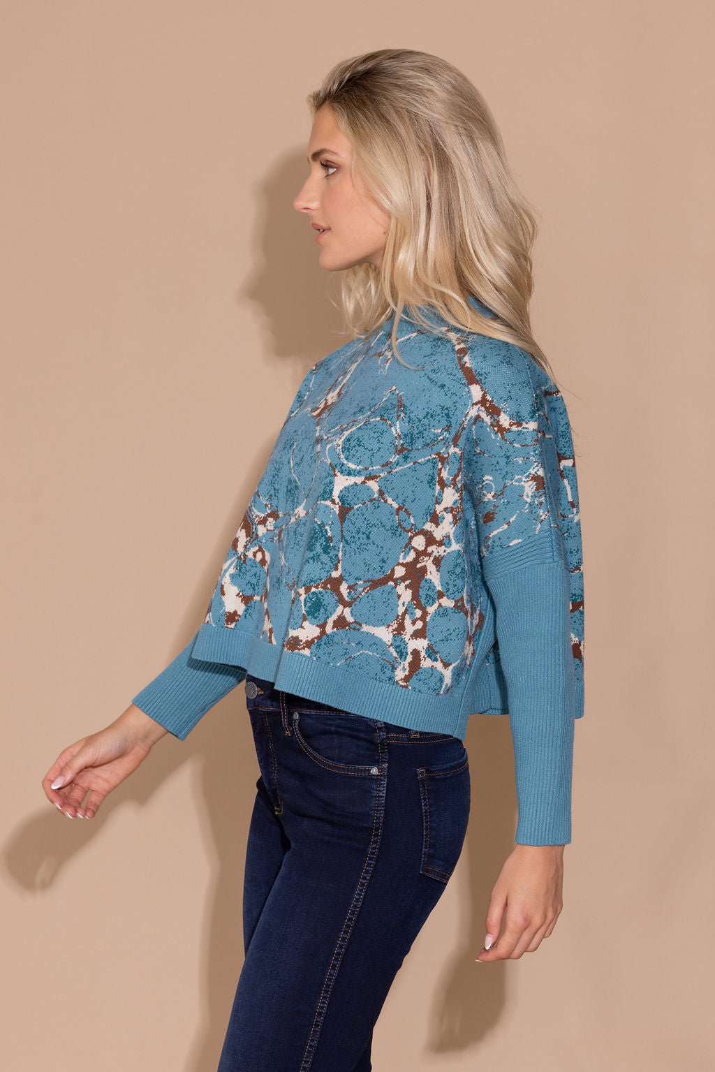 Alden Adair Leona Sweater- Riverstone