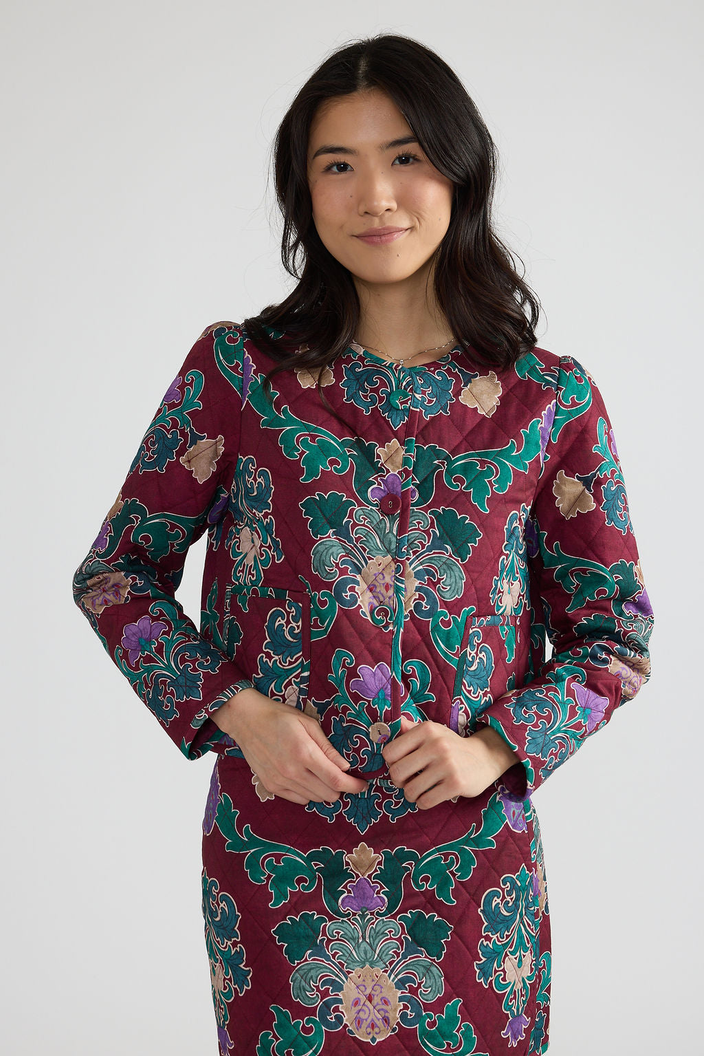 Double A Hazel Jacket- Damask