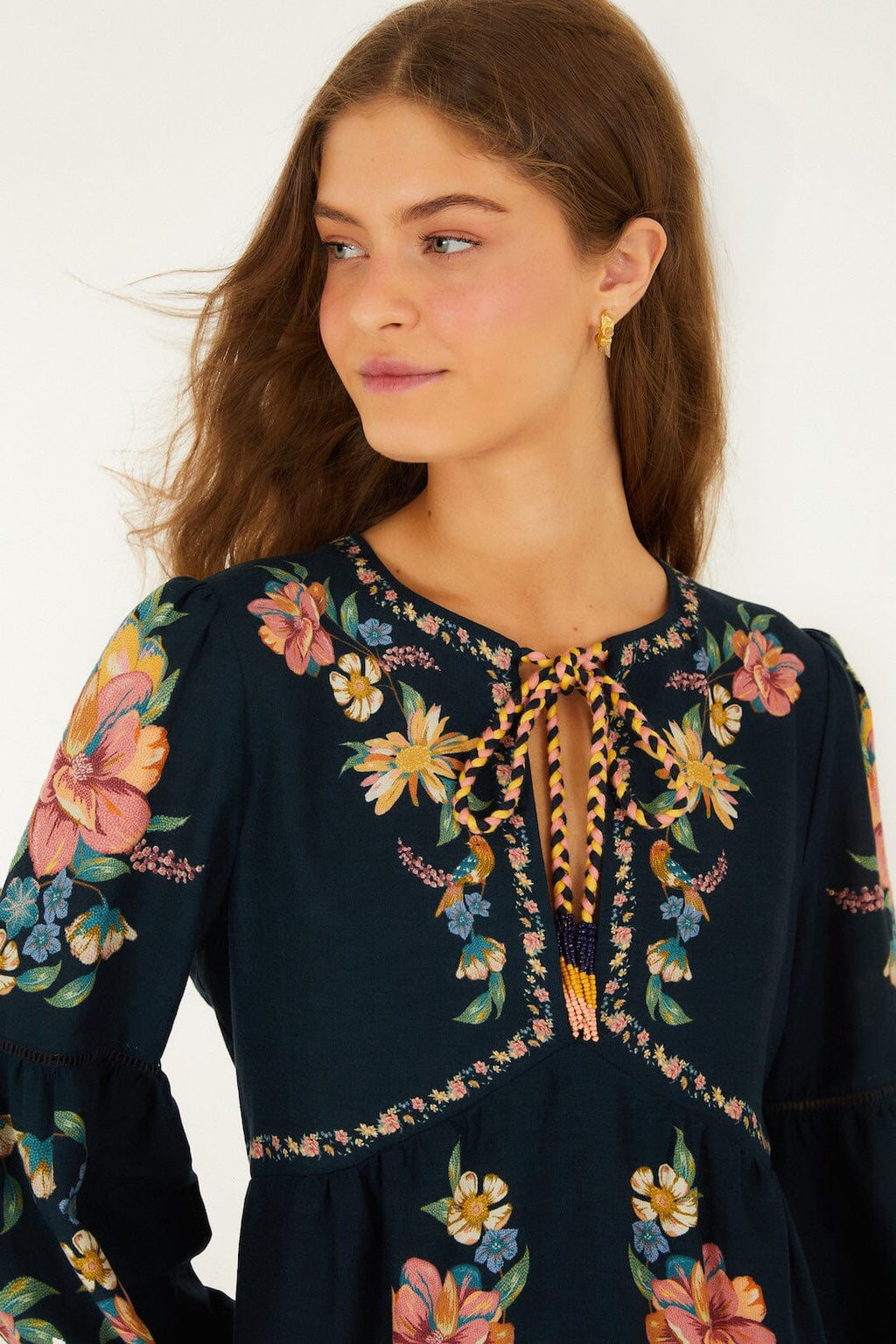 Farm Rio Maira Floral Dress