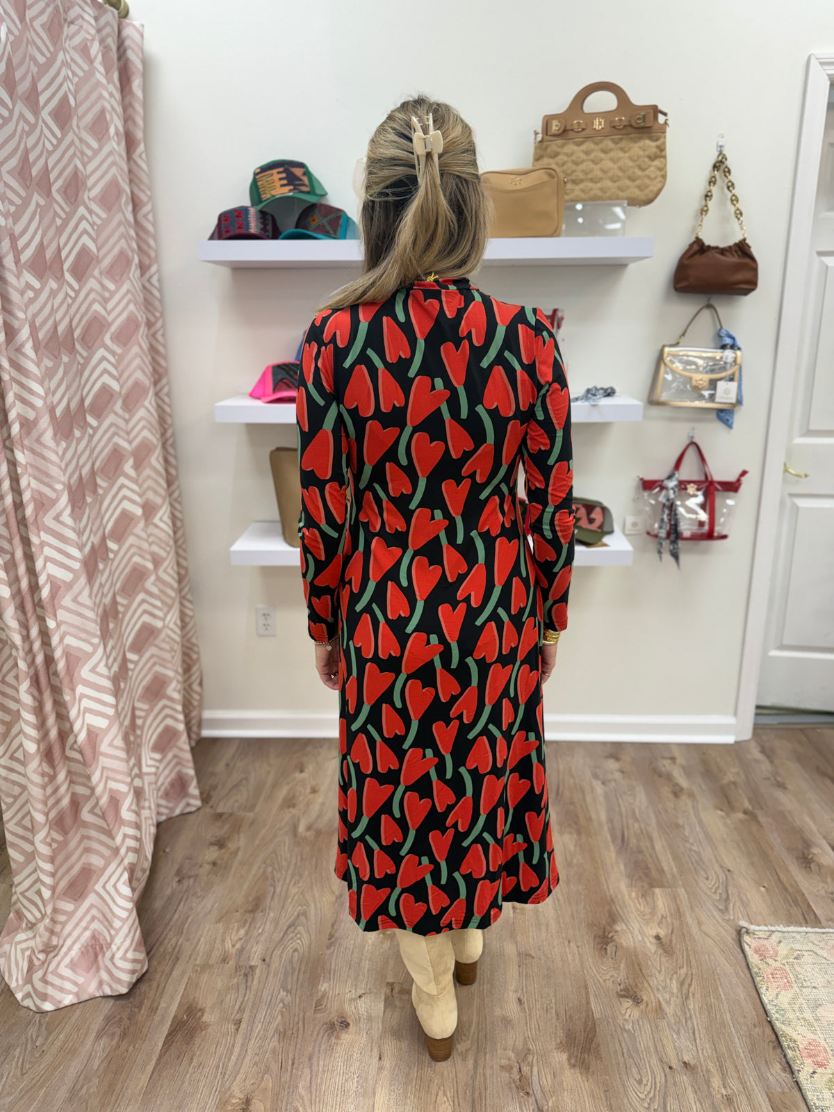 Compania Tulip Printed Dress