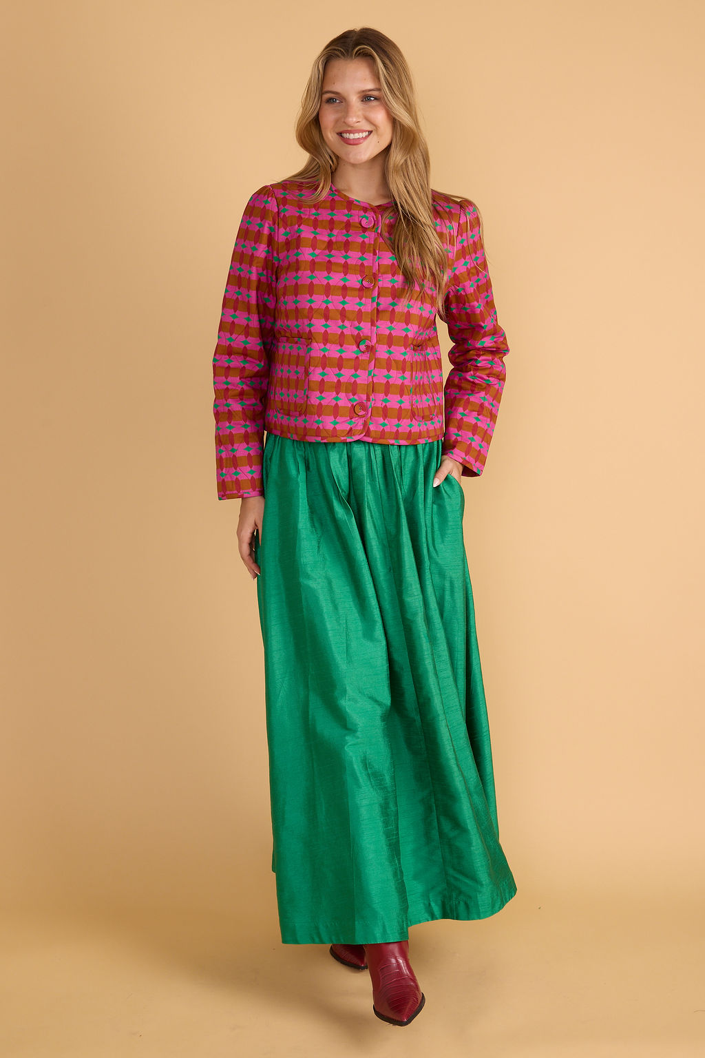 Double A Maeve Skirt- Mistletoe
