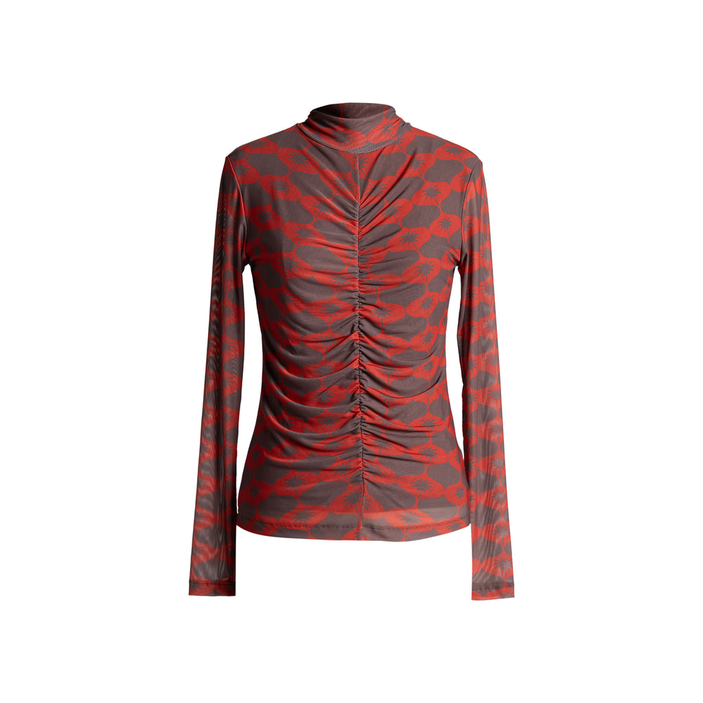 Emily Lovelock Iris Mesh Top