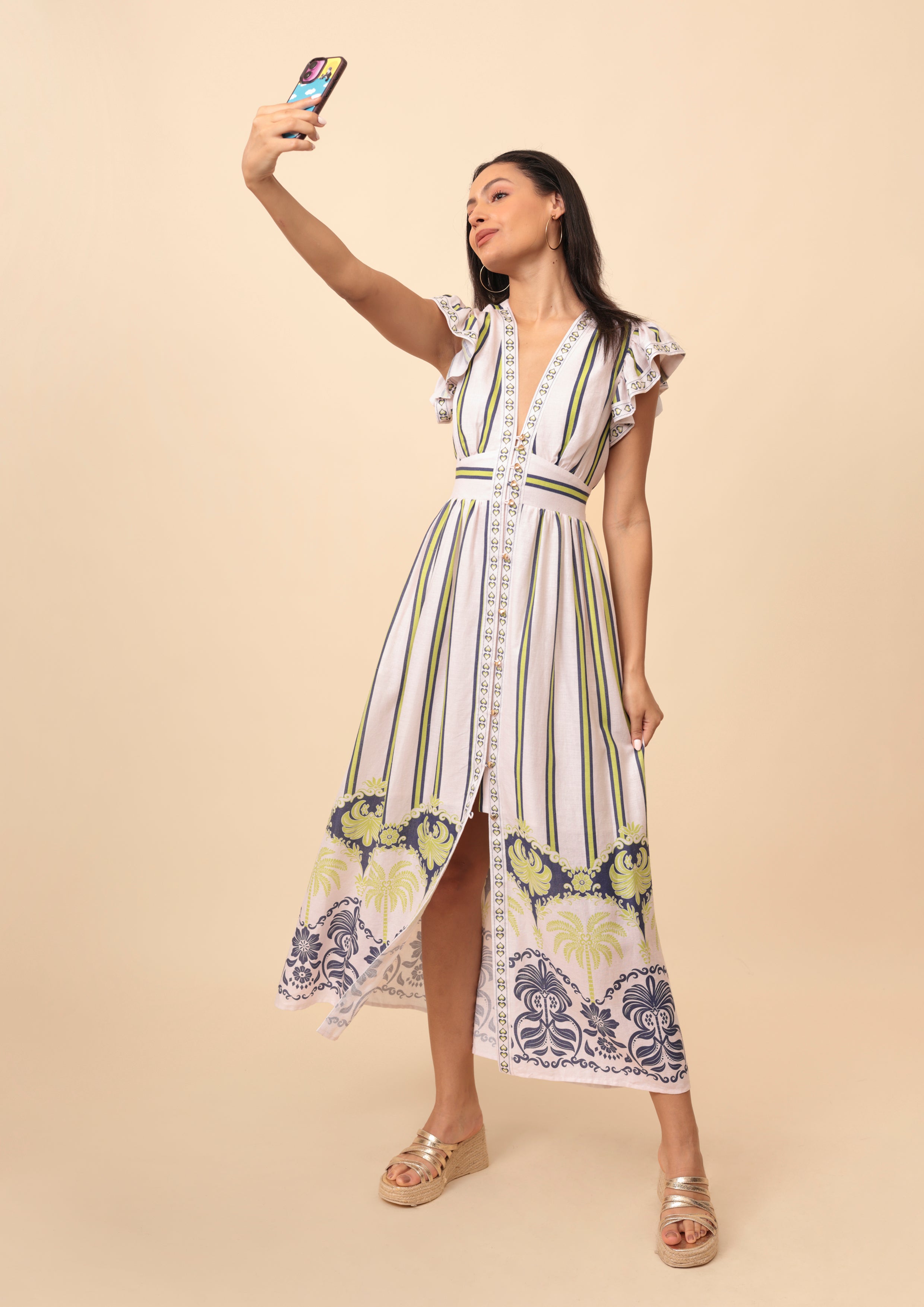 Emily Lovelock Madeline Midi Dress