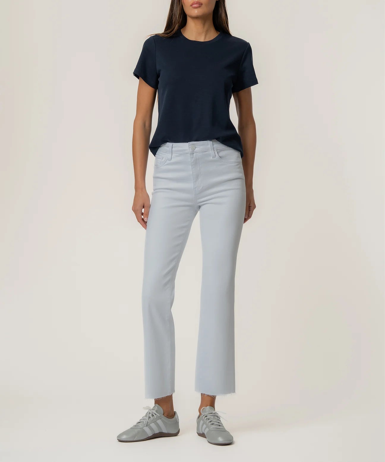 KUT Kelsey Ankle Flare- Optic Wht