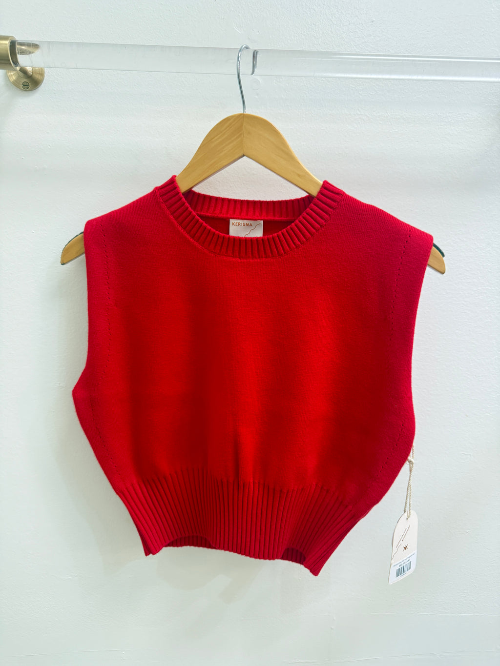 Kerisma Issa Knit Top- Empress Red