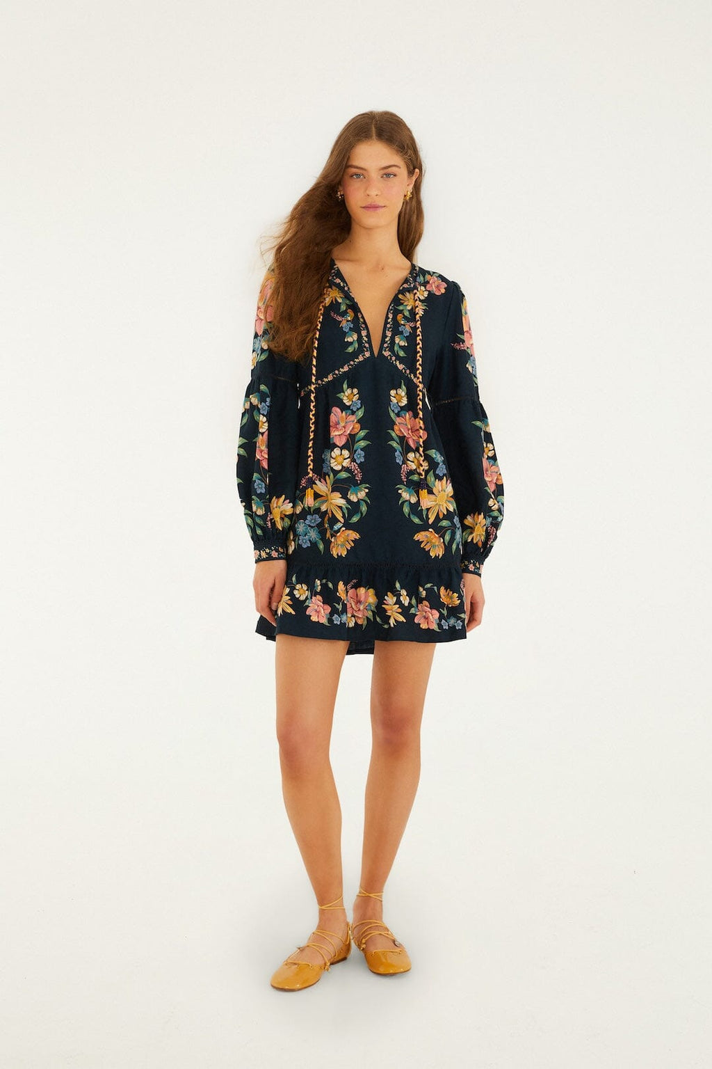 Farm Rio Maira Floral Dress