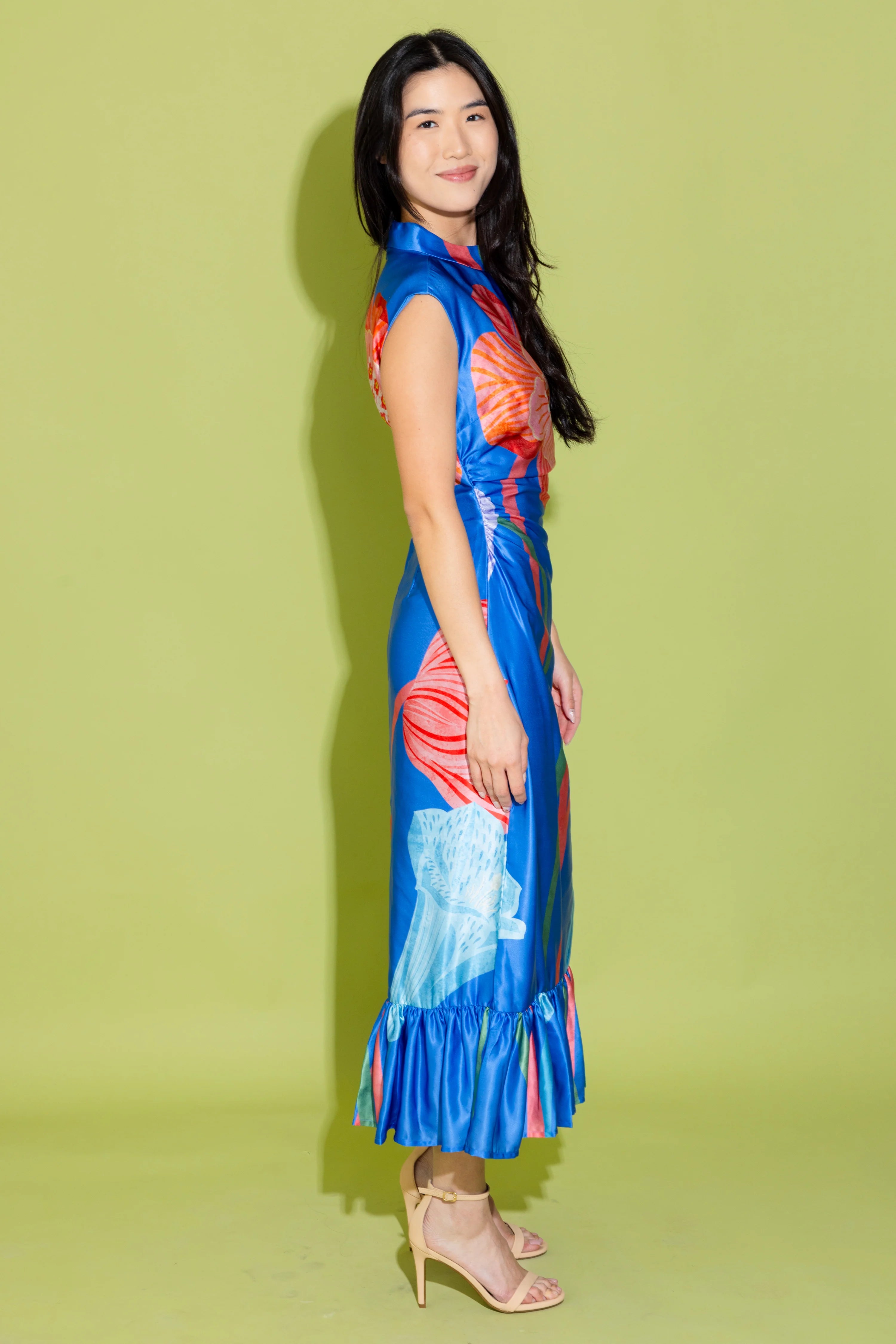 Alden Adair Estelle Midi Royal Fluor