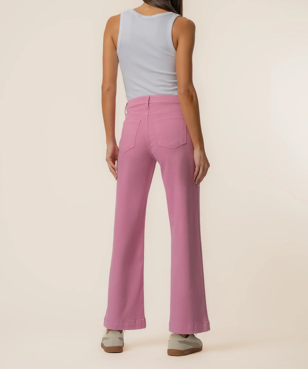 Kut Meg Wide Leg Denim w Patch- Cupcake