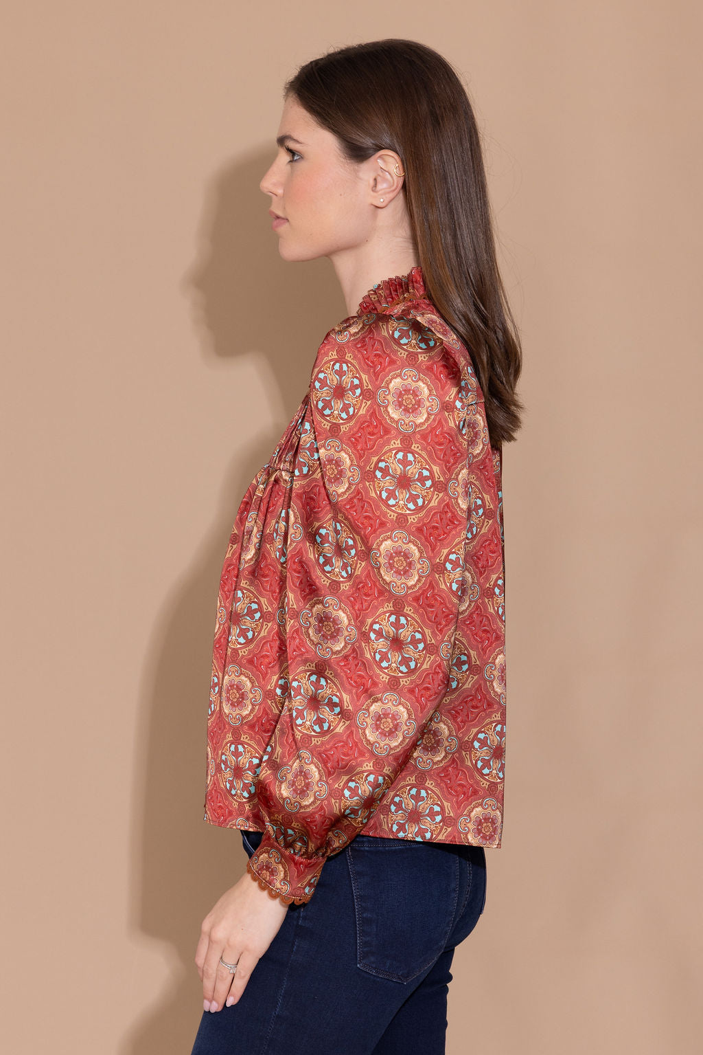 Alden Adair Oliver Top- Desert Jewel