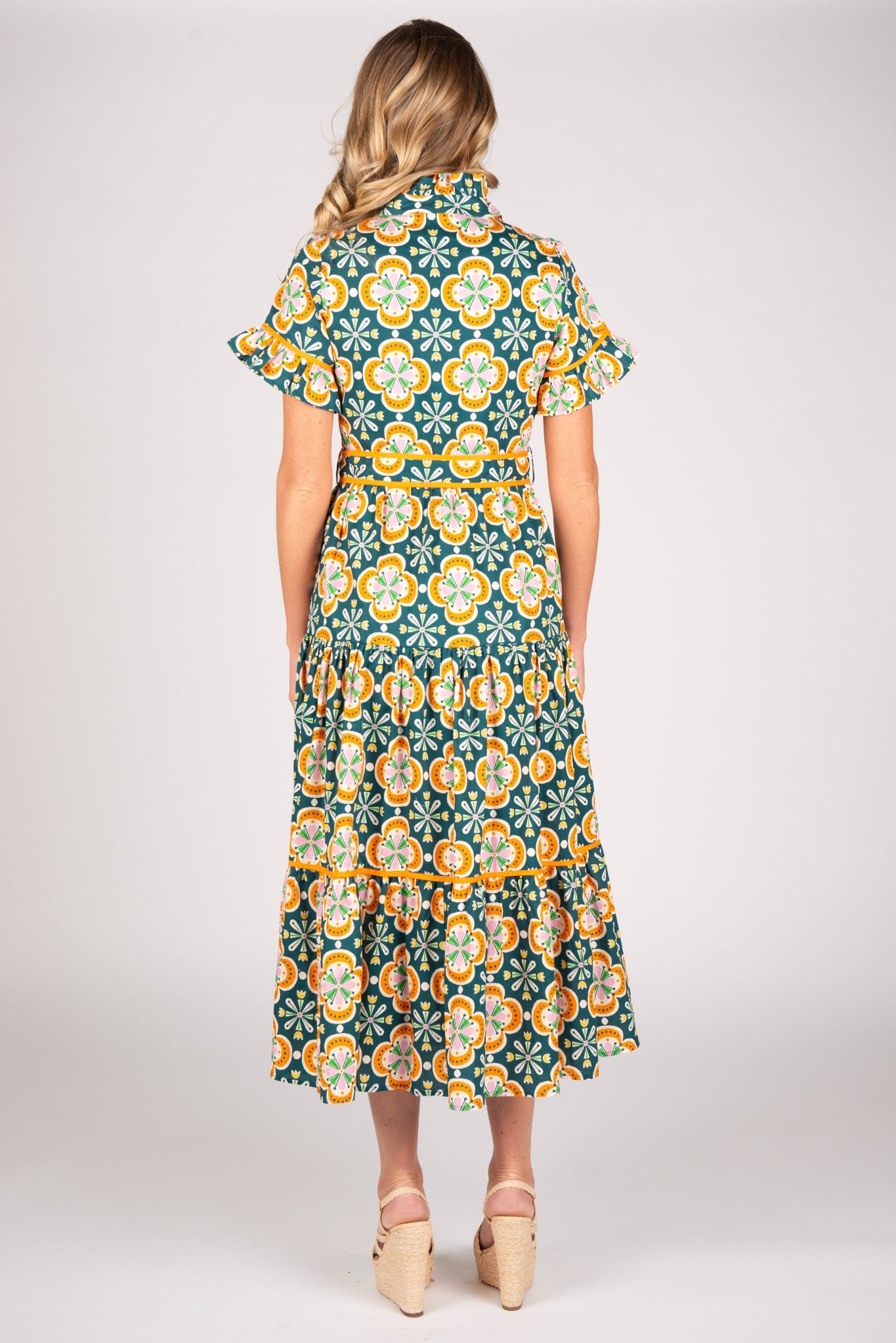 Sincerely Ours Lena Dress- Clementine Tile