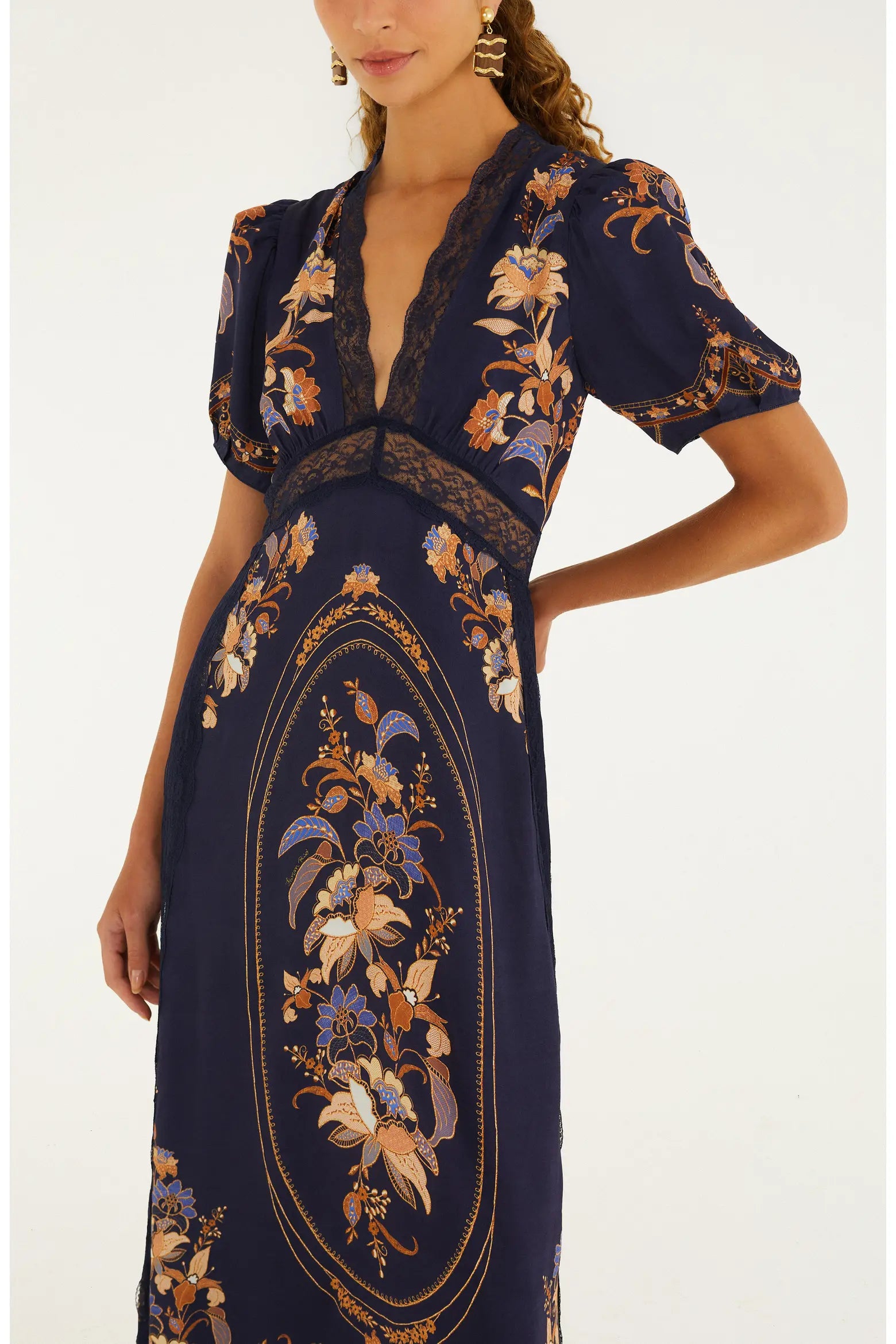 Farm Rio Lara Navy Maxi