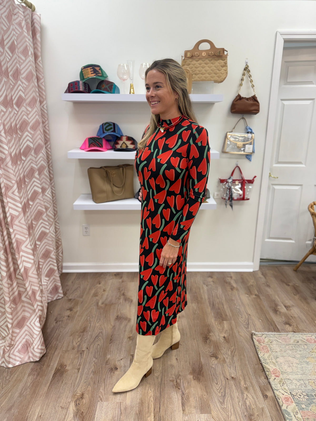 Compania Tulip Printed Dress