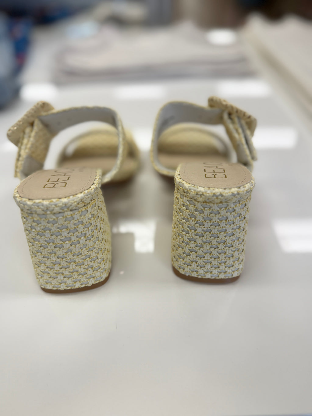Matisse Lucy Raffia Heel