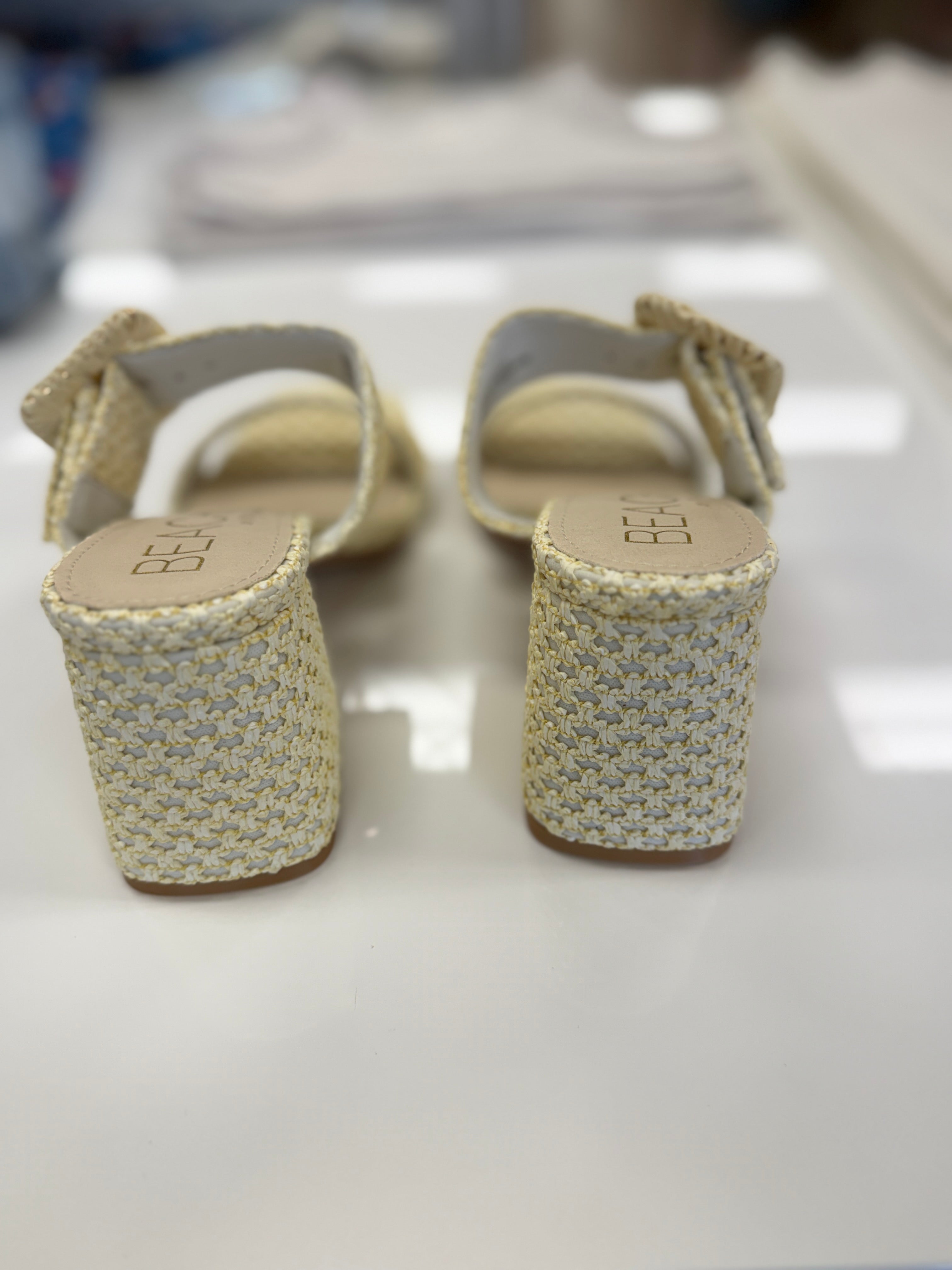 Matisse Lucy Raffia Heel