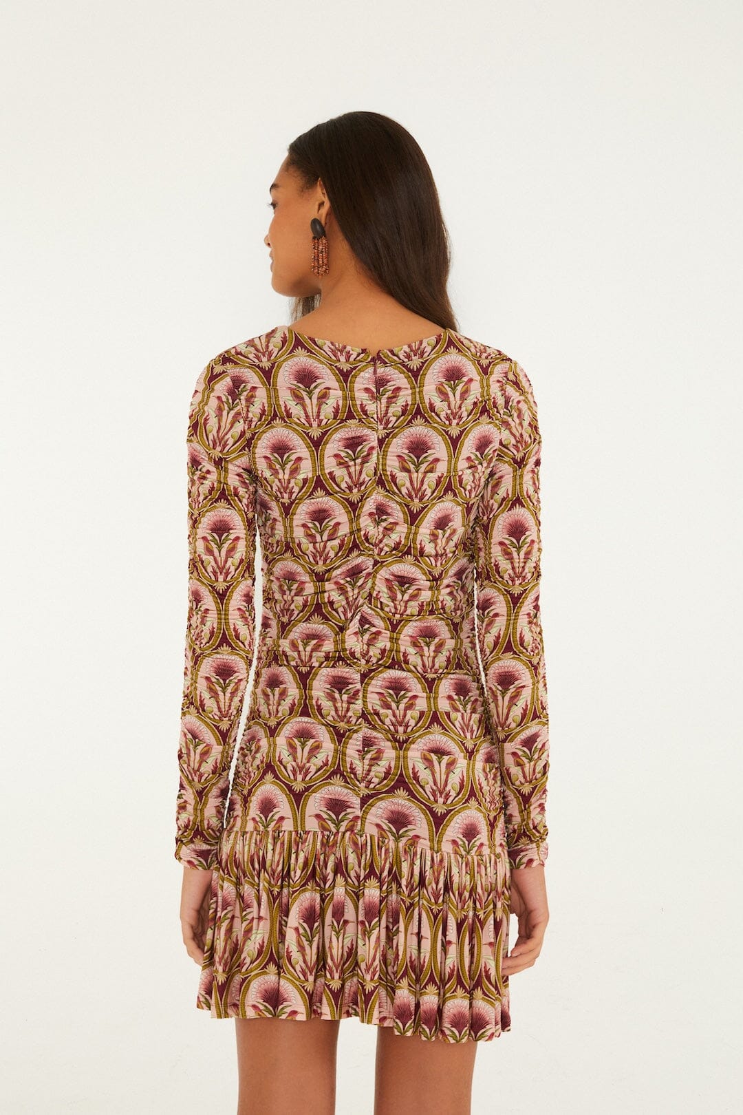 Farm Rio Garden Medal Mini Dress