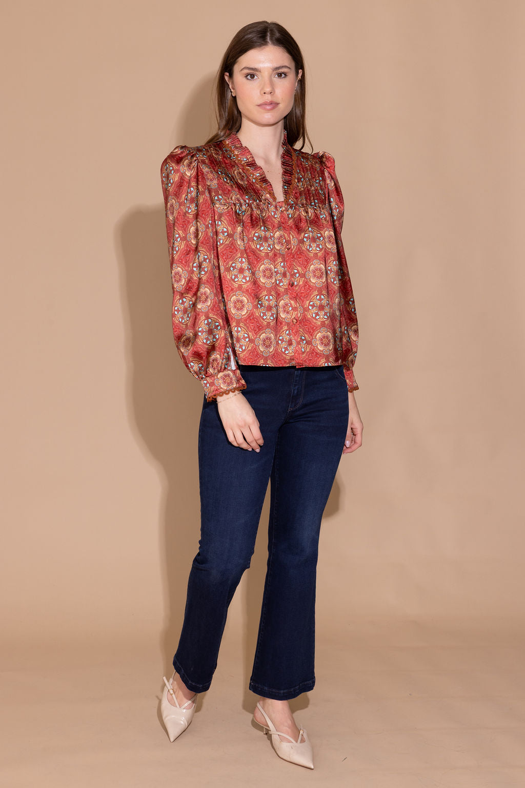 Alden Adair Oliver Top- Desert Jewel