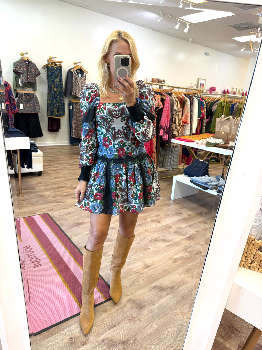 Cleobella Emilia Mini Dress- Soir Print