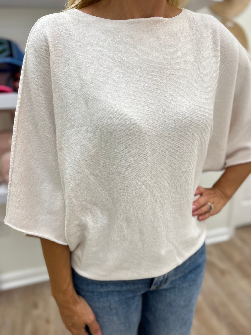 Milio Milano Batwing Knit Top