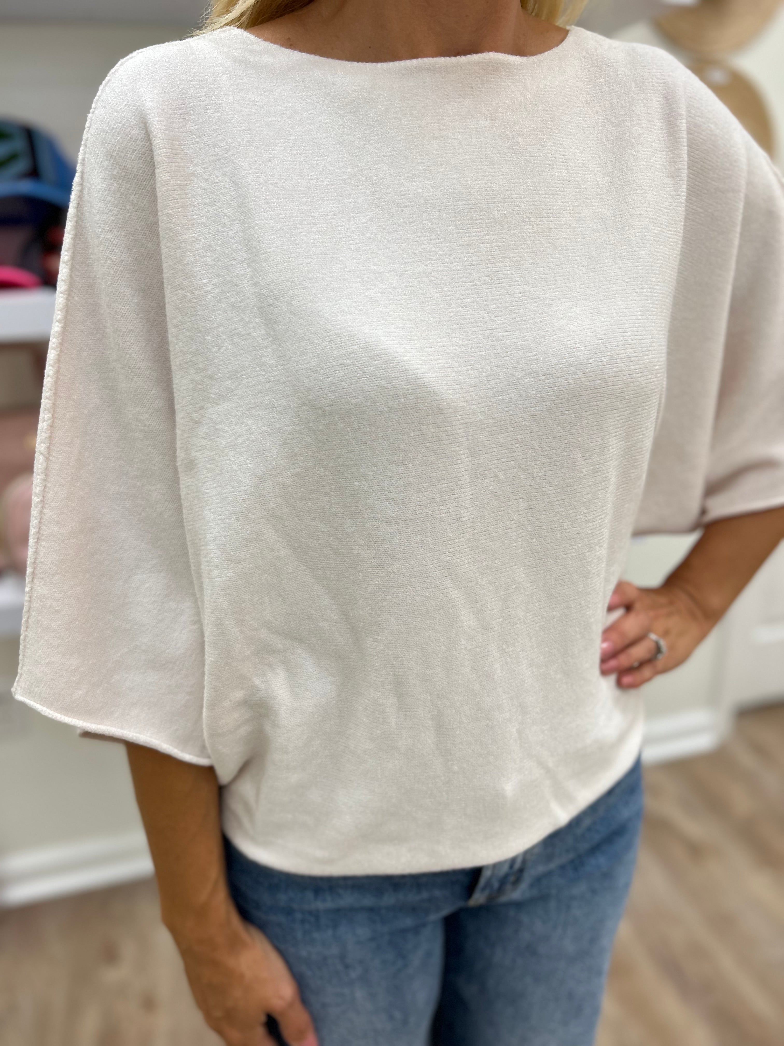 Milio Milano Batwing Knit Top