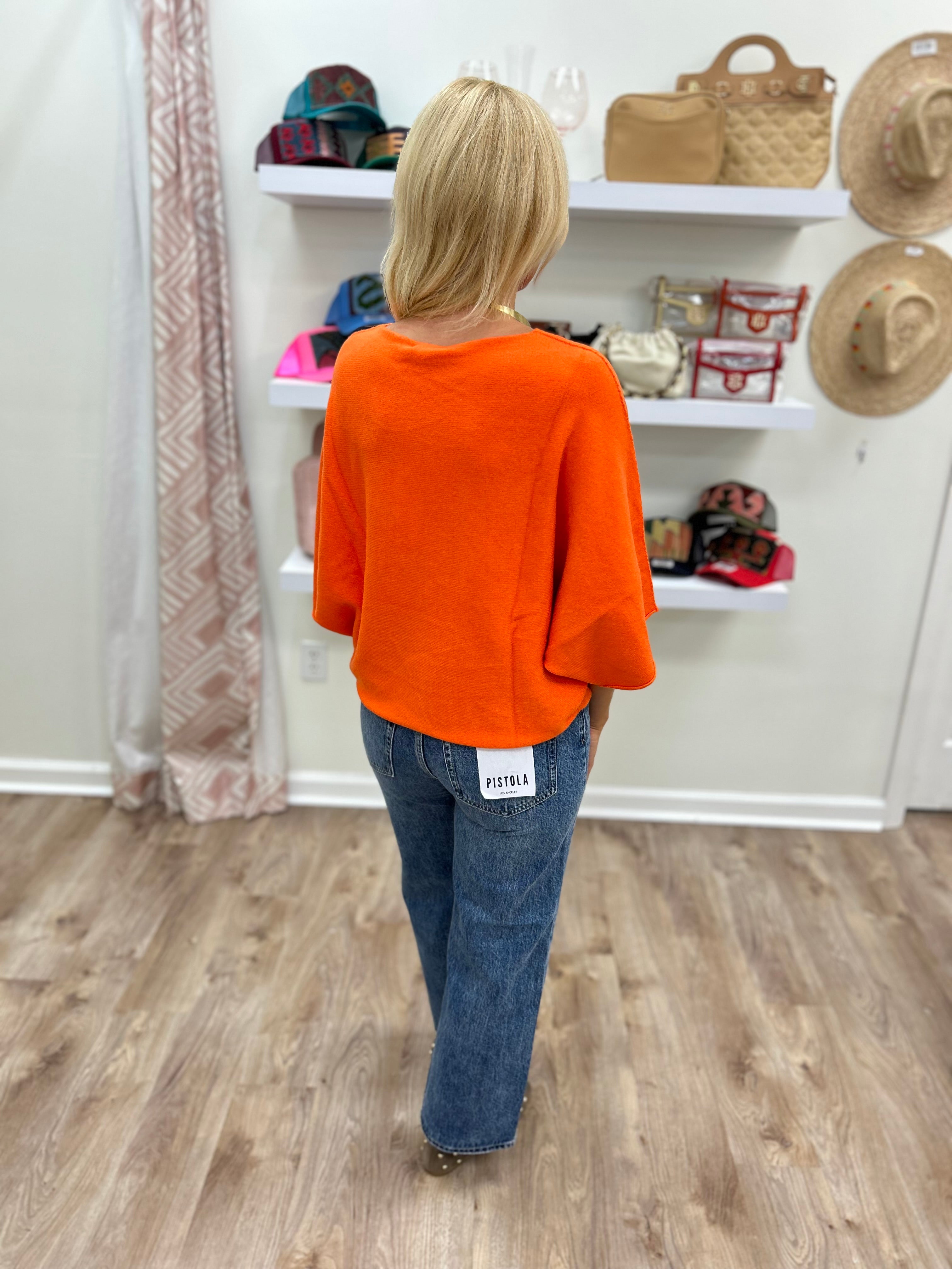 Milio Milano Batwing Knit Top