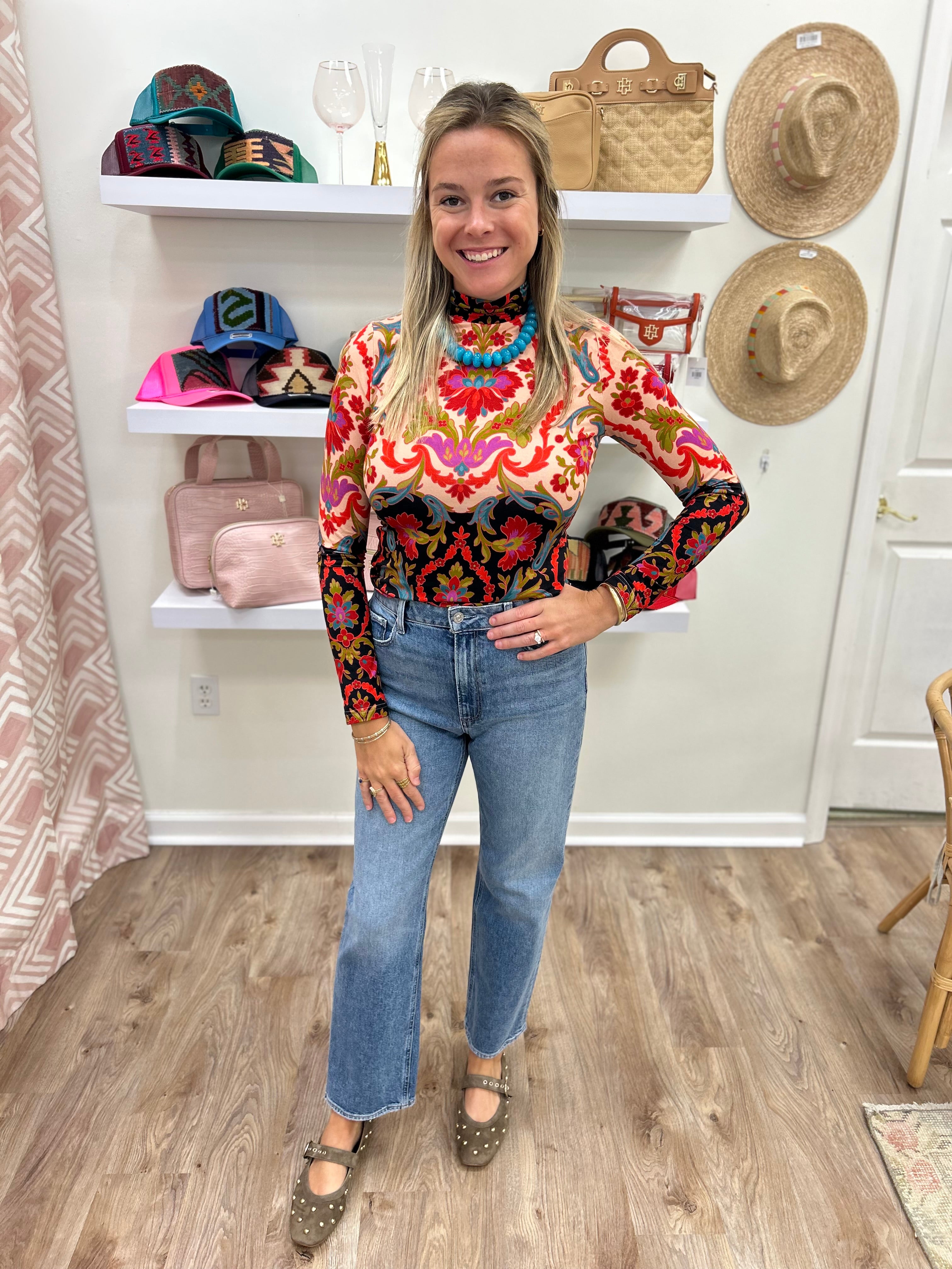 Elizabeth James Stevie Top- Tapestry