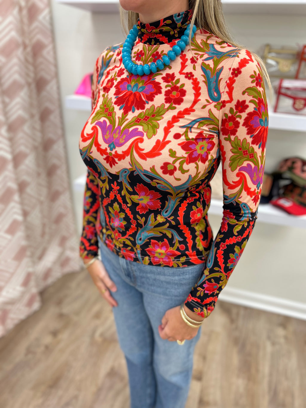 Elizabeth James Stevie Top- Tapestry