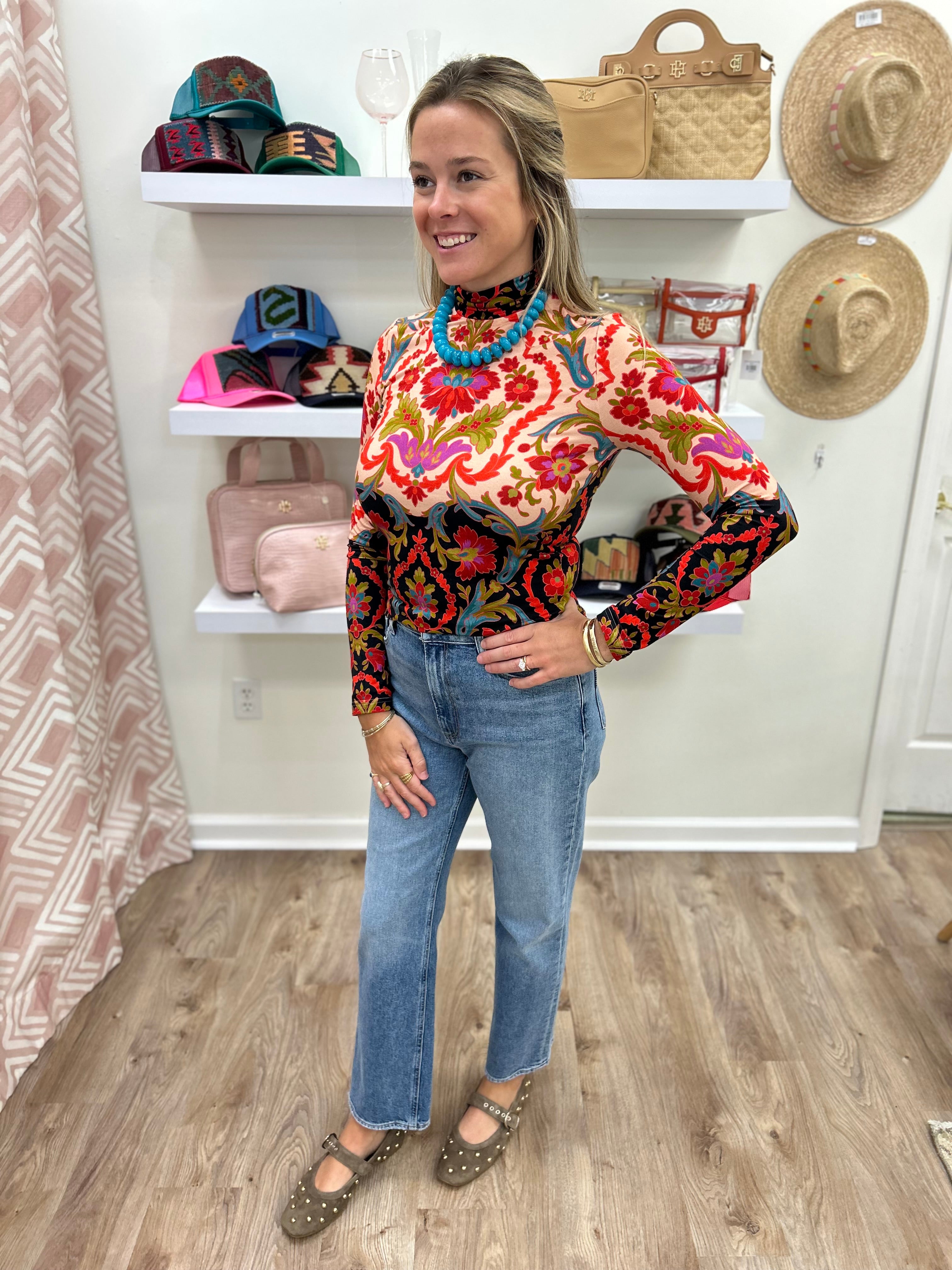 Elizabeth James Stevie Top- Tapestry