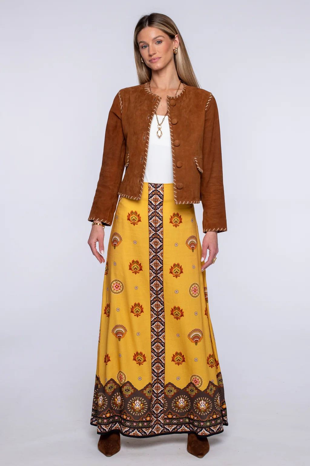 Elizabeth James Anita Skirt- Medallion