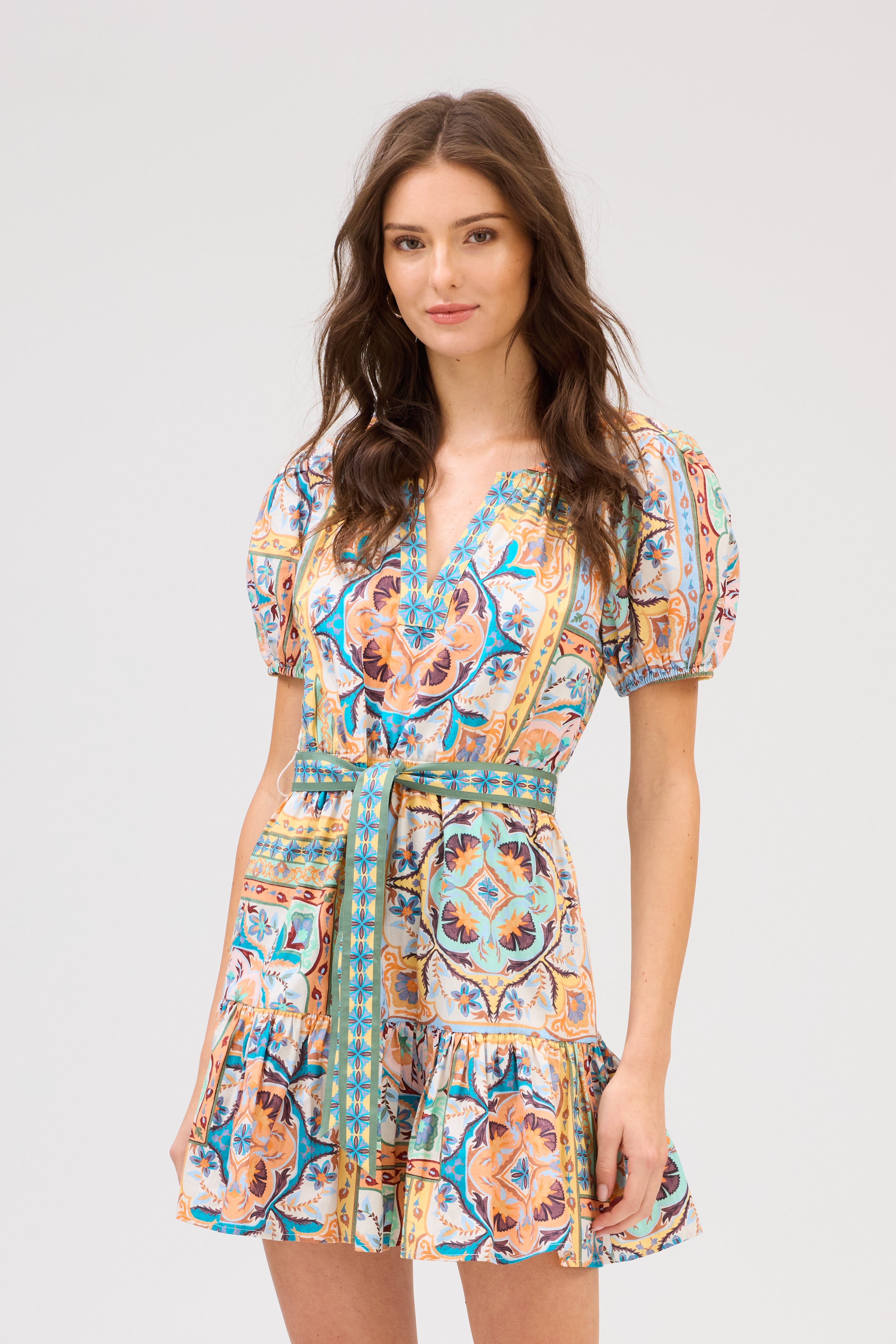 Allison Scarf Print Isabella Dress