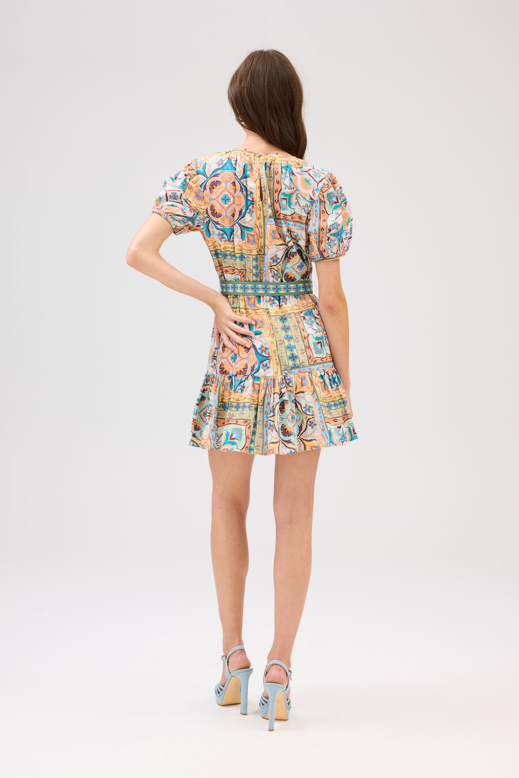 Allison Scarf Print Isabella Dress