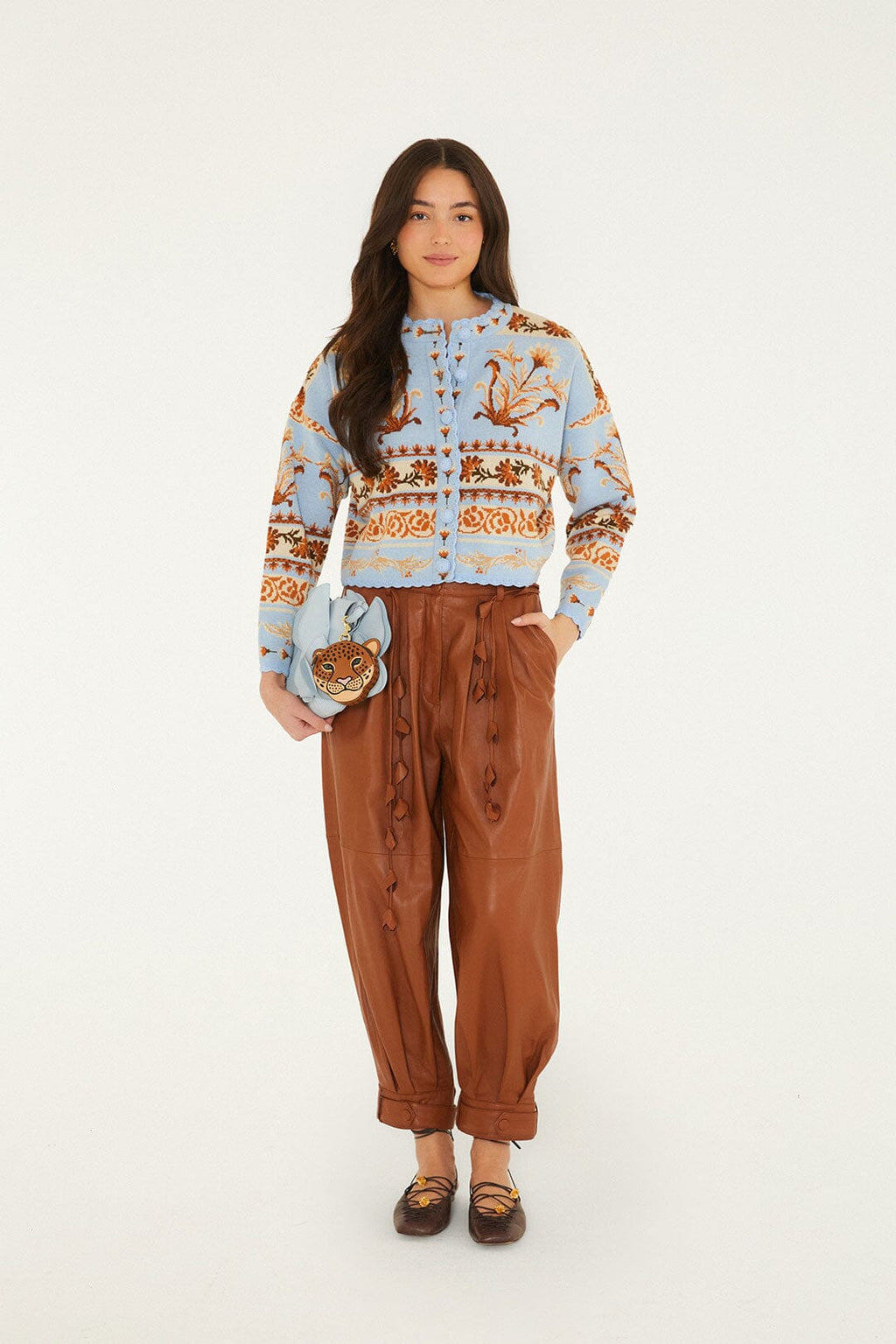 Farm Rio Blooming Garden Knit Cardi