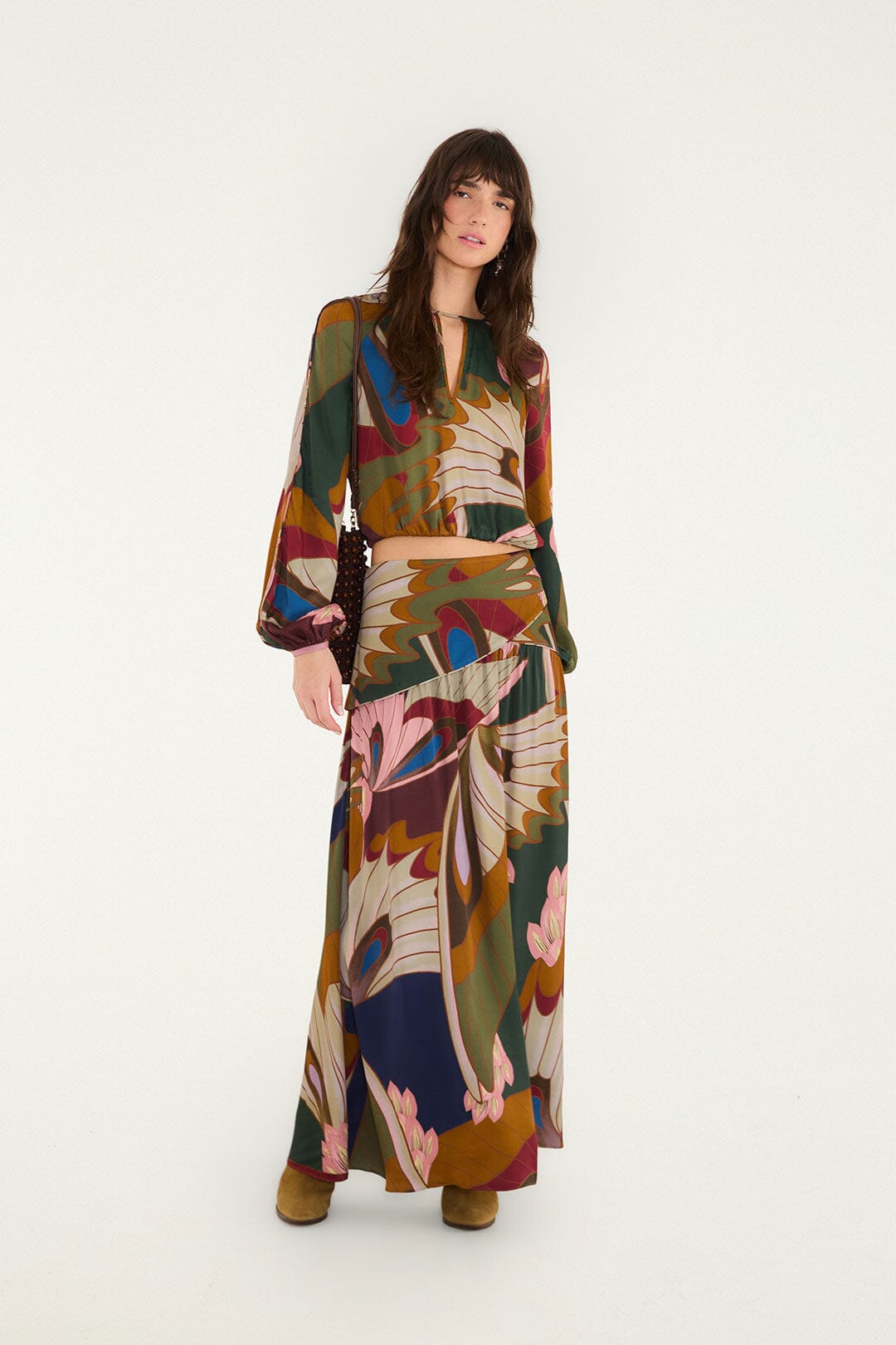 Farm Rio Mystical Paradise Long Skirt