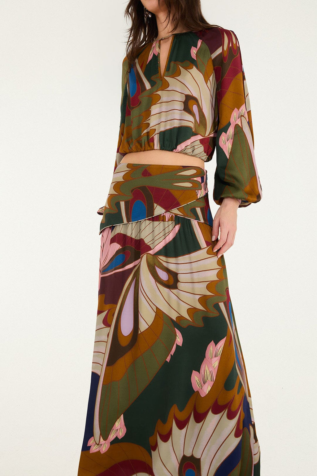 Farm Rio Mystical Paradise Long Skirt