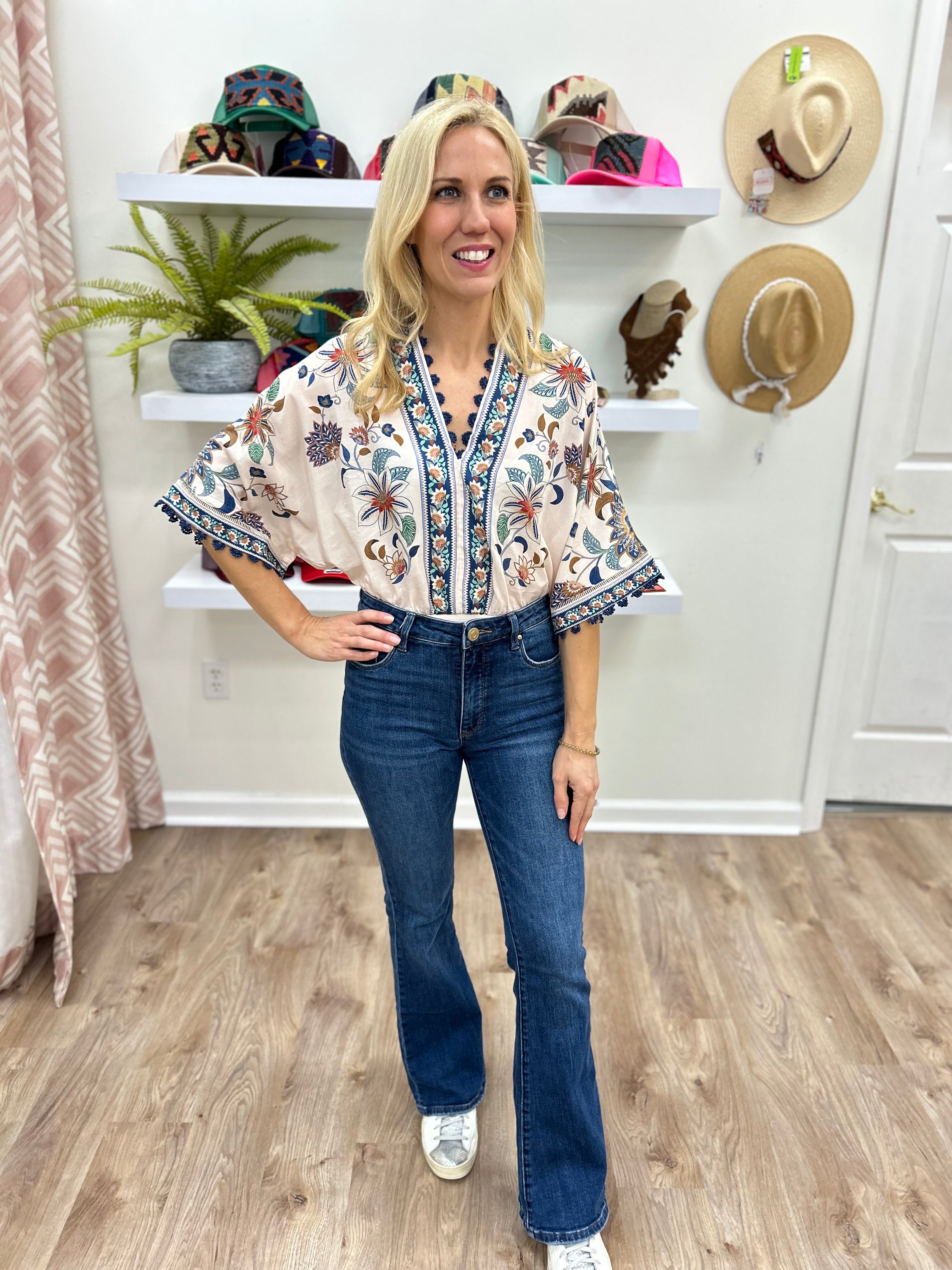 Farm Rio Floral Delhi Bodysuit