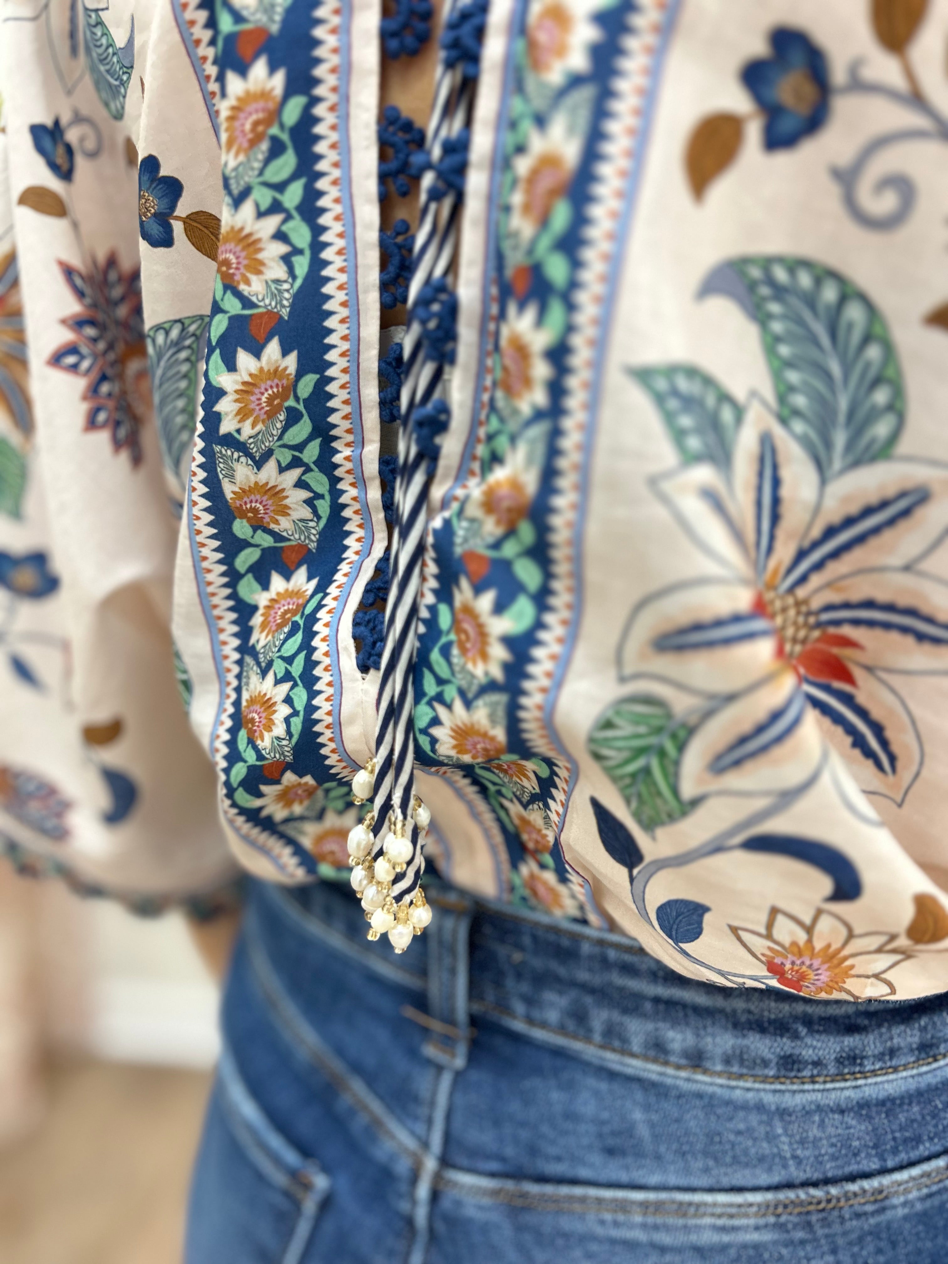 Farm Rio Floral Delhi Bodysuit