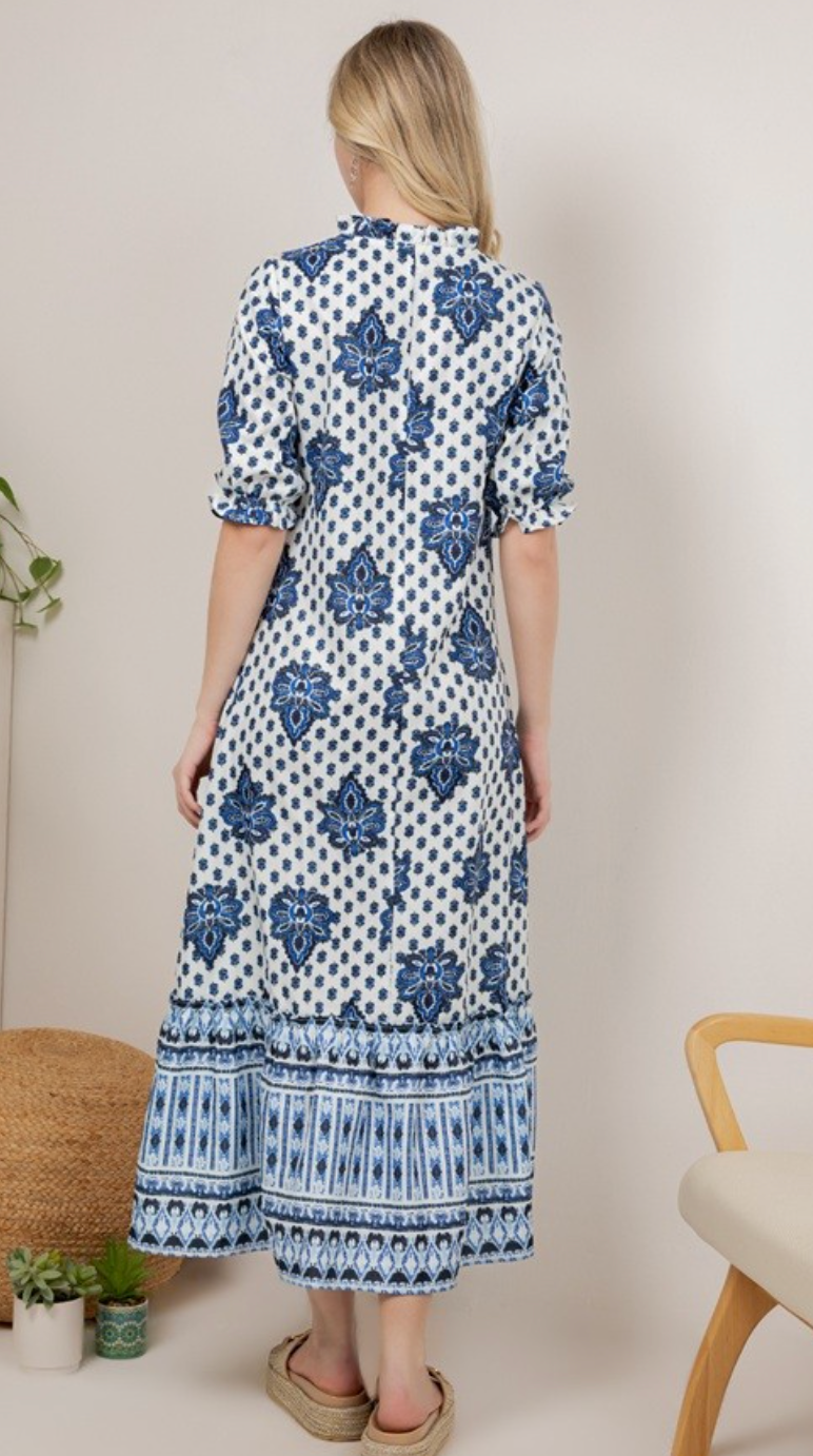 SU Boho Print Dress