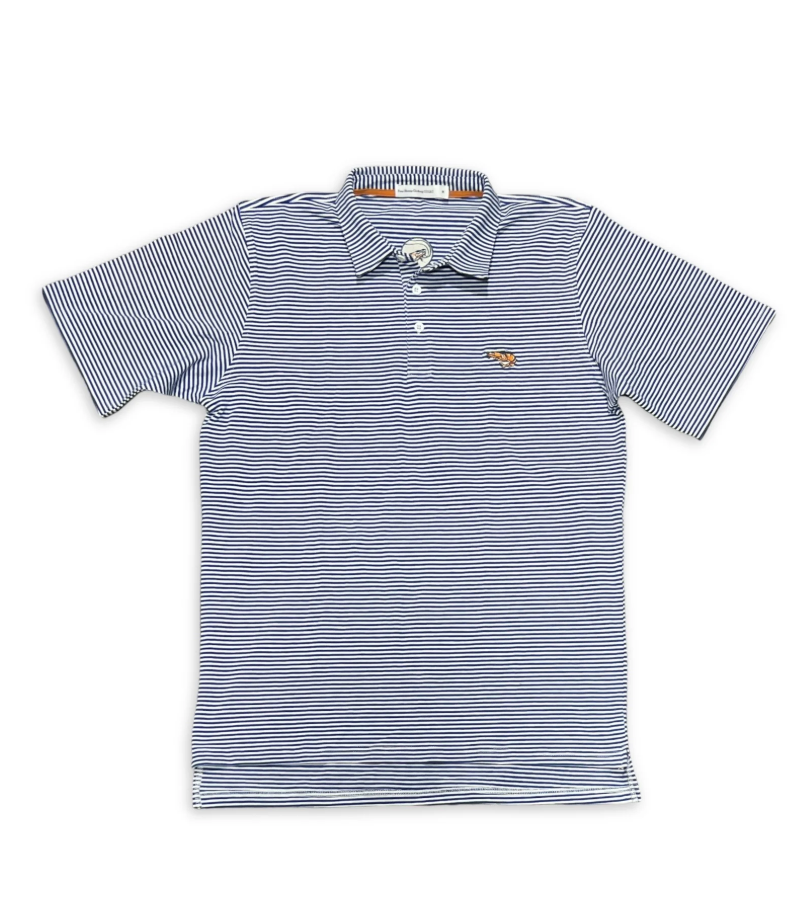 Pimp Shrimp Striped Polo