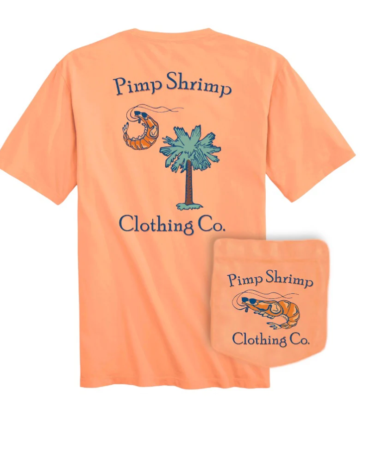 Pimp Shrimp Crescent Moon Tee