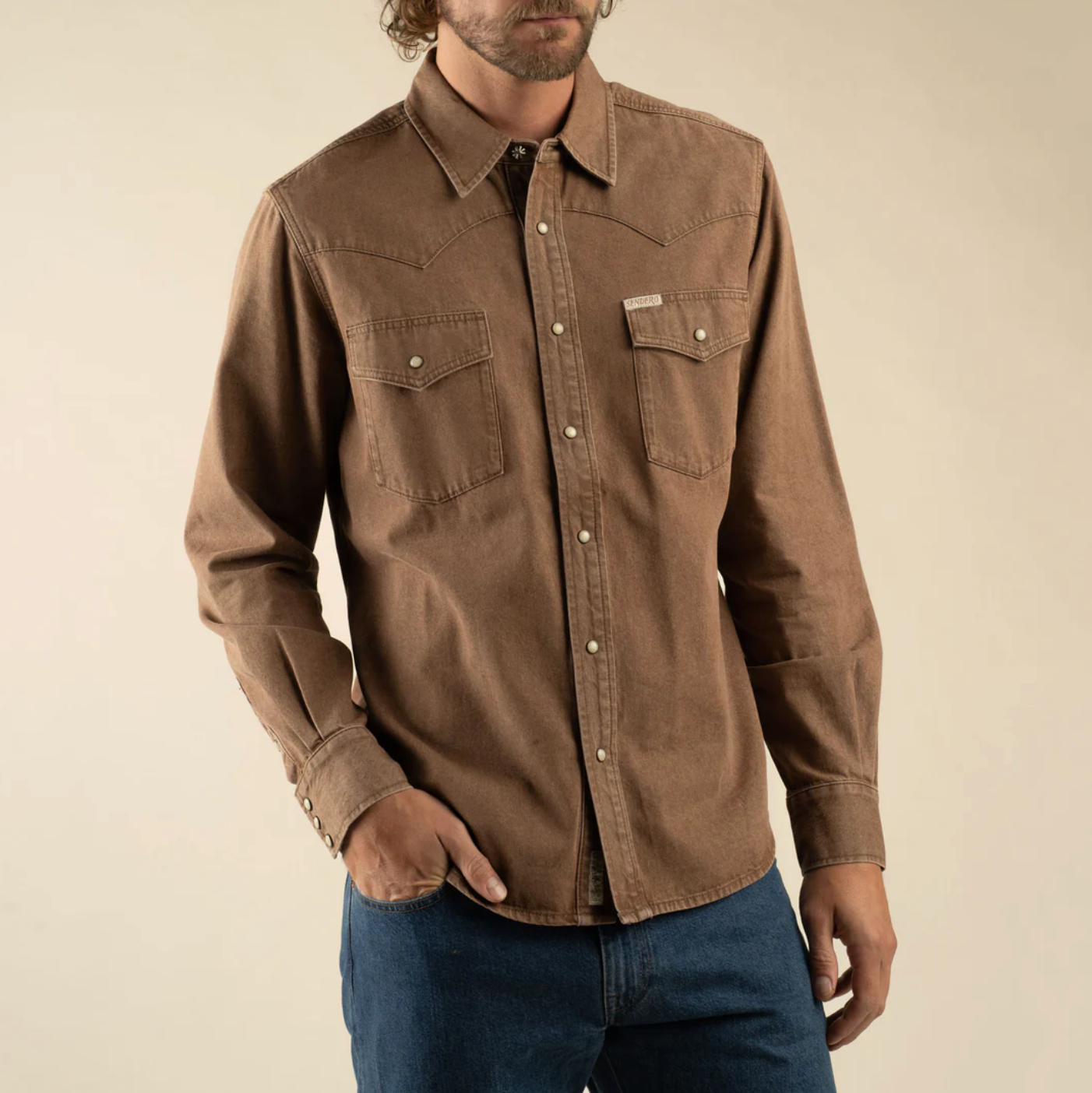 Sendero Wyatt Pearl Snap Shirt