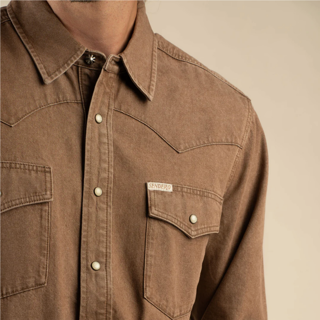 Sendero Wyatt Pearl Snap Shirt