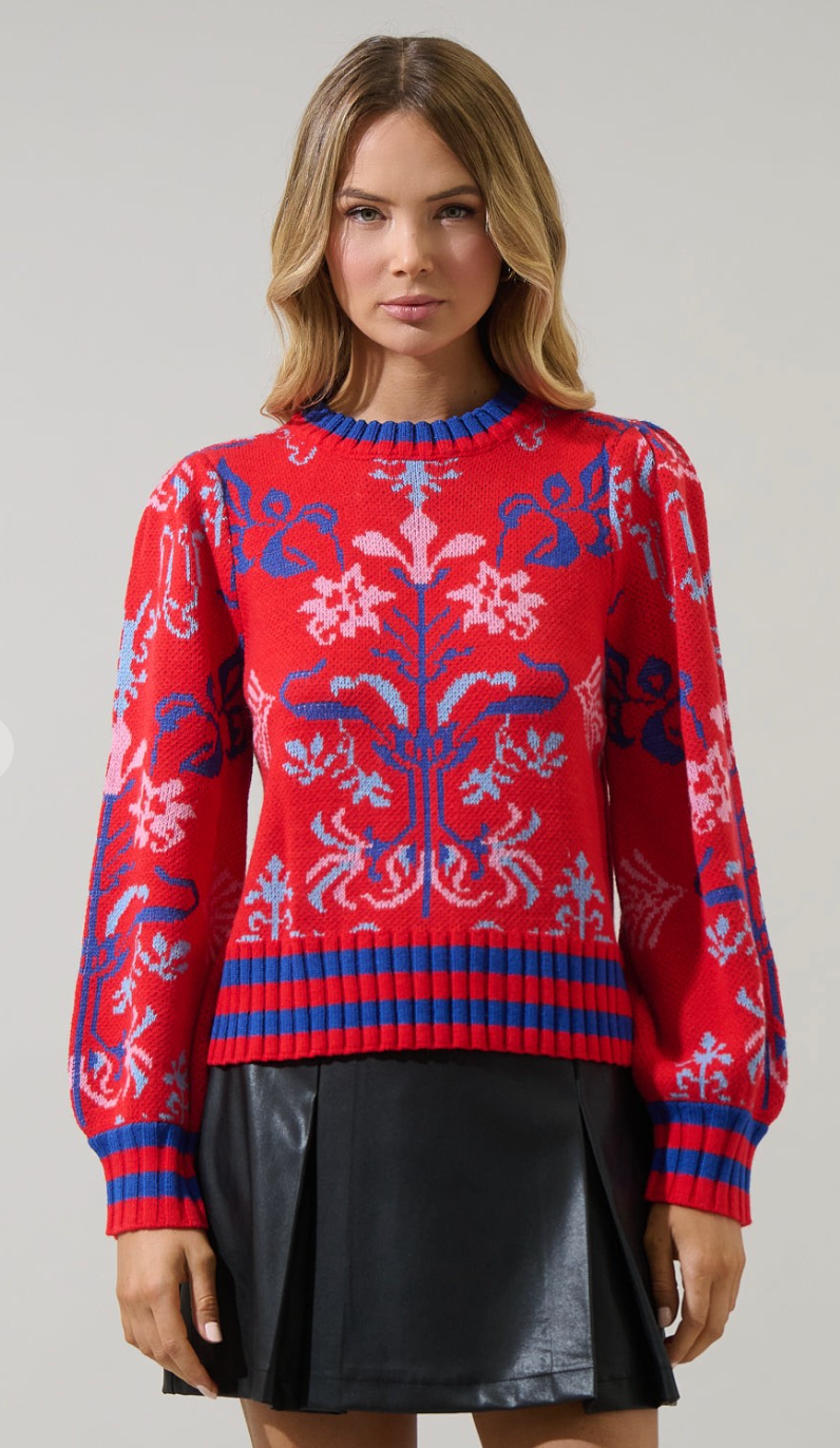 SL Amilia Pleated Sweater