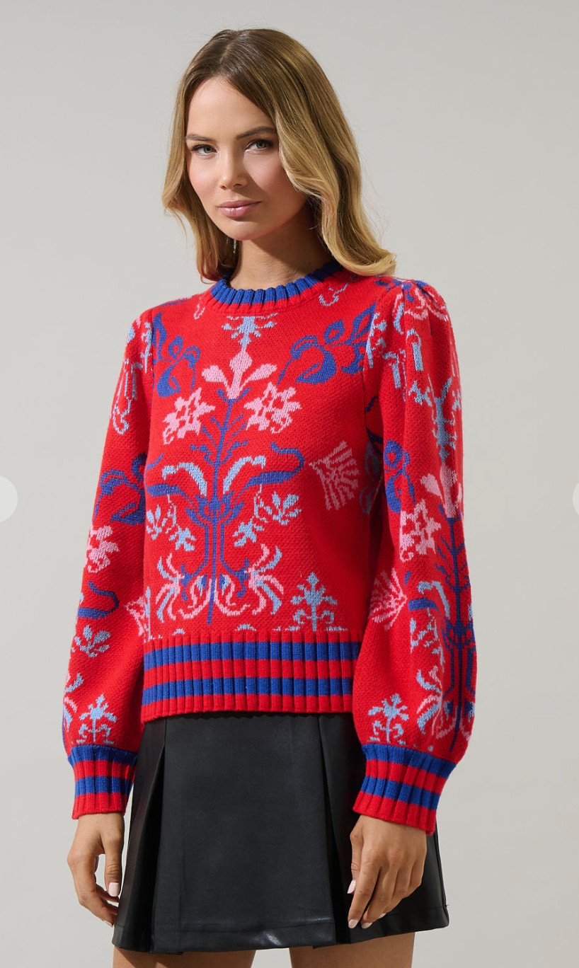 SL Amilia Pleated Sweater