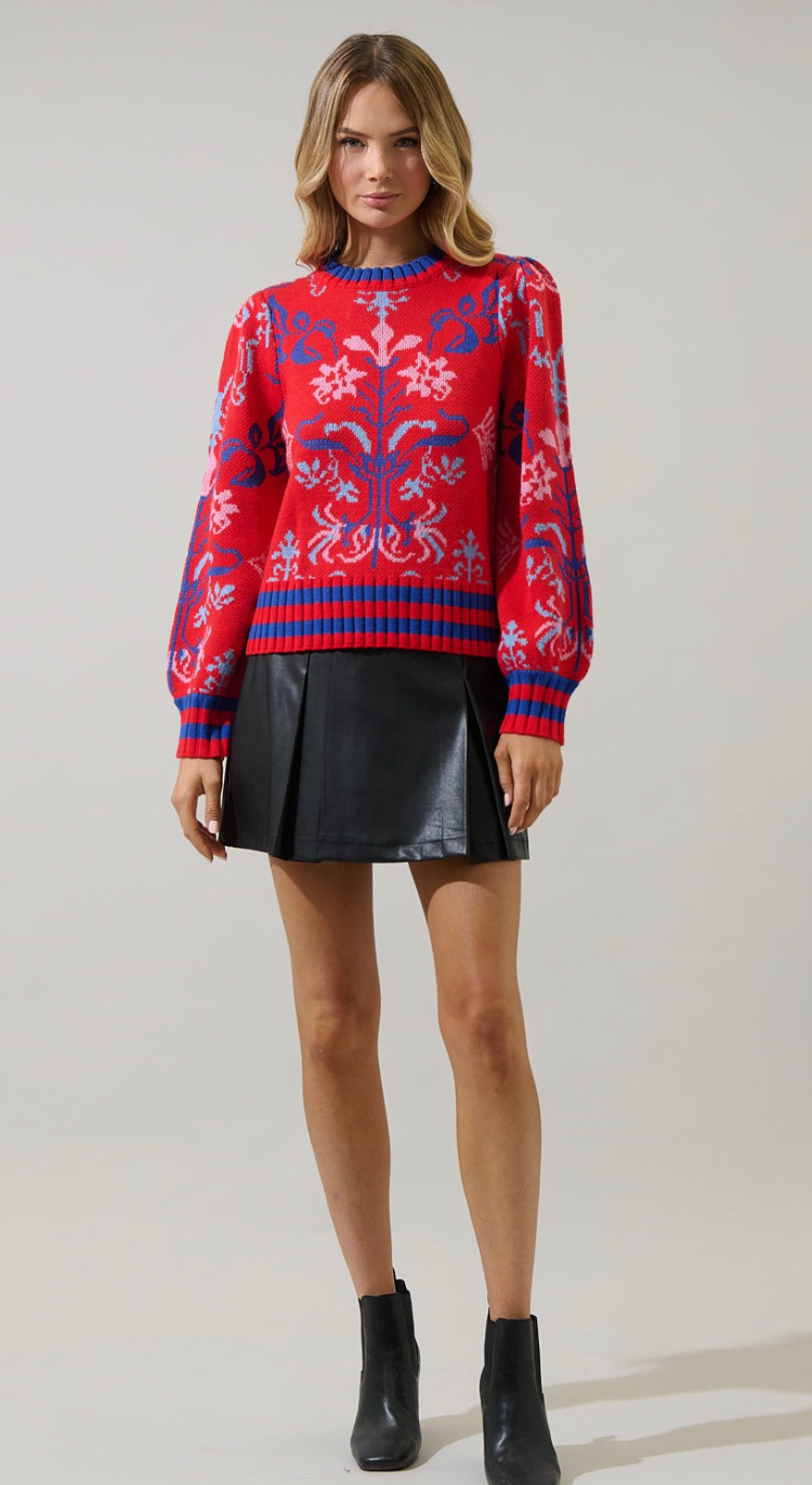 SL Amilia Pleated Sweater