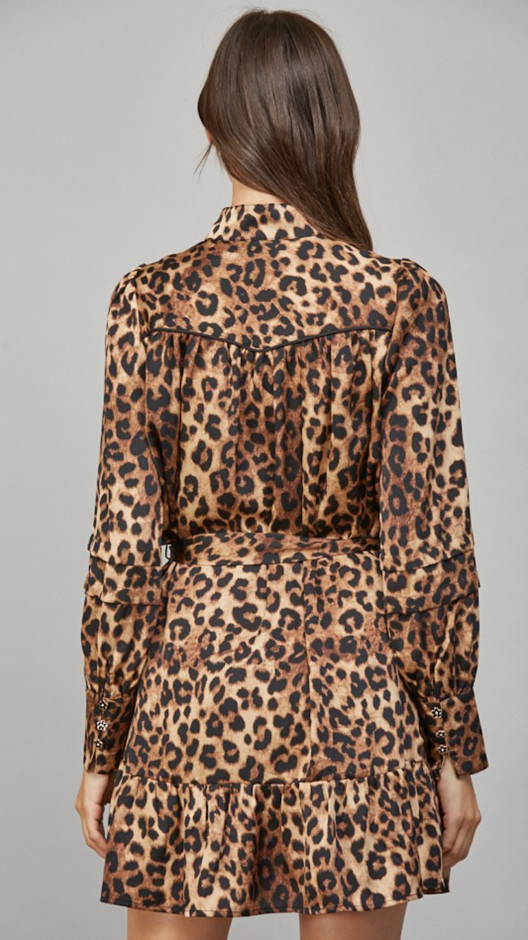 FT Tie Waist Shirt Dress