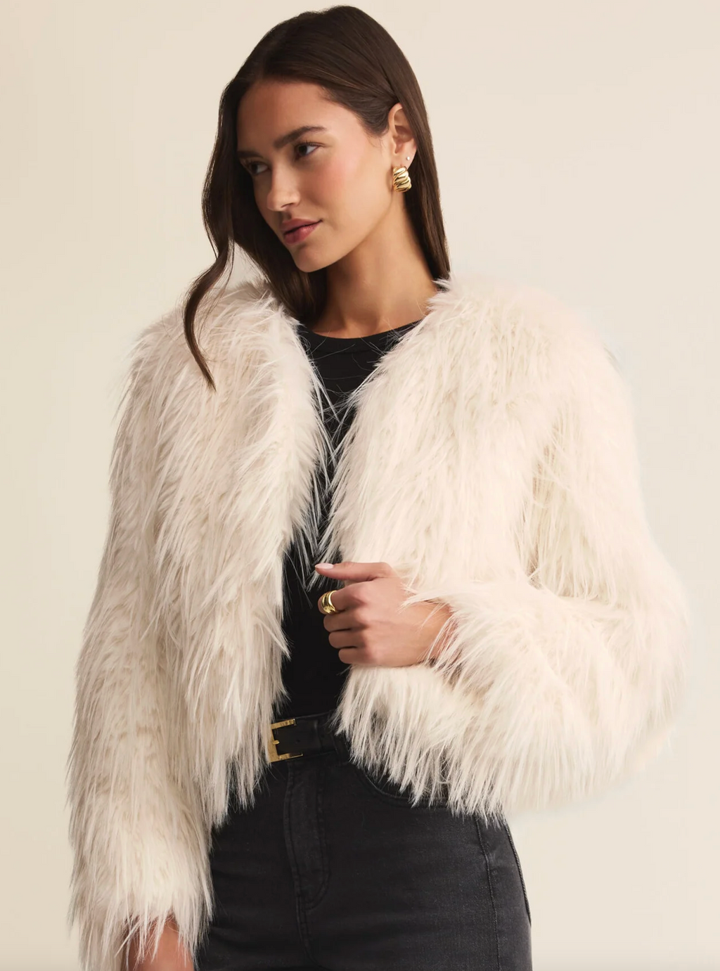 Z Supply Cyndi Faux Fur Jacket