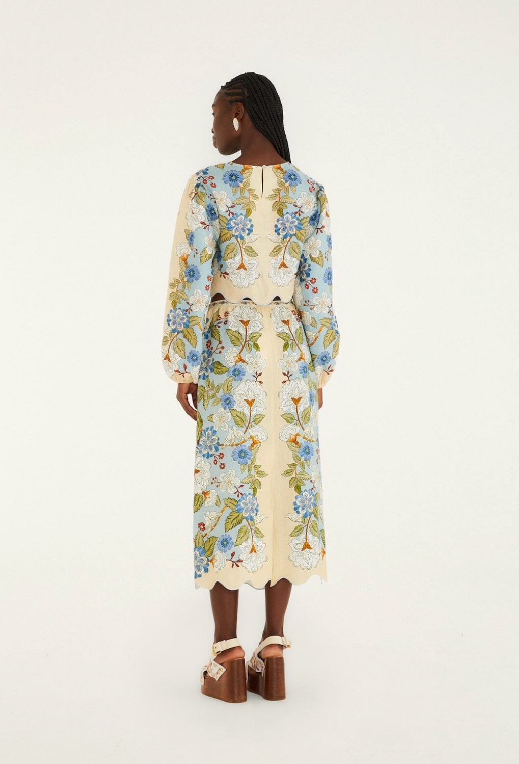 Farm Rio Garden Scarf Skirt