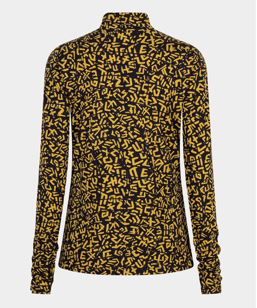 Esqualo Mock Neck Top