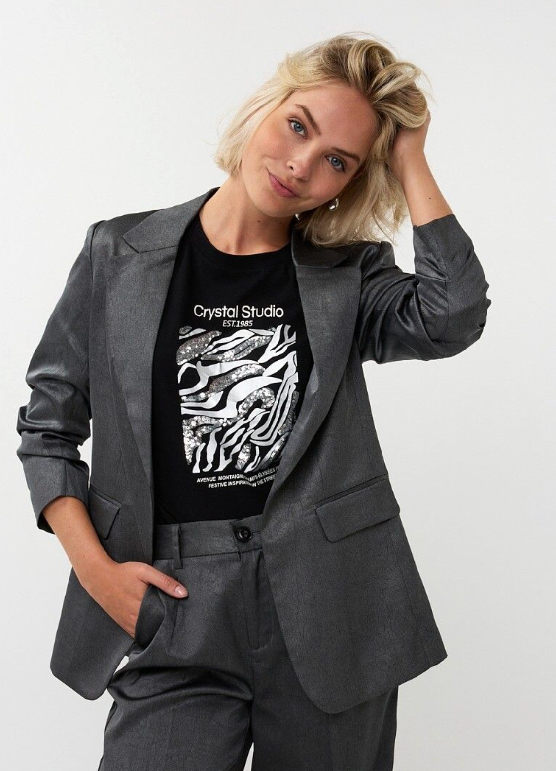 Esqualo Shimmer Blazer