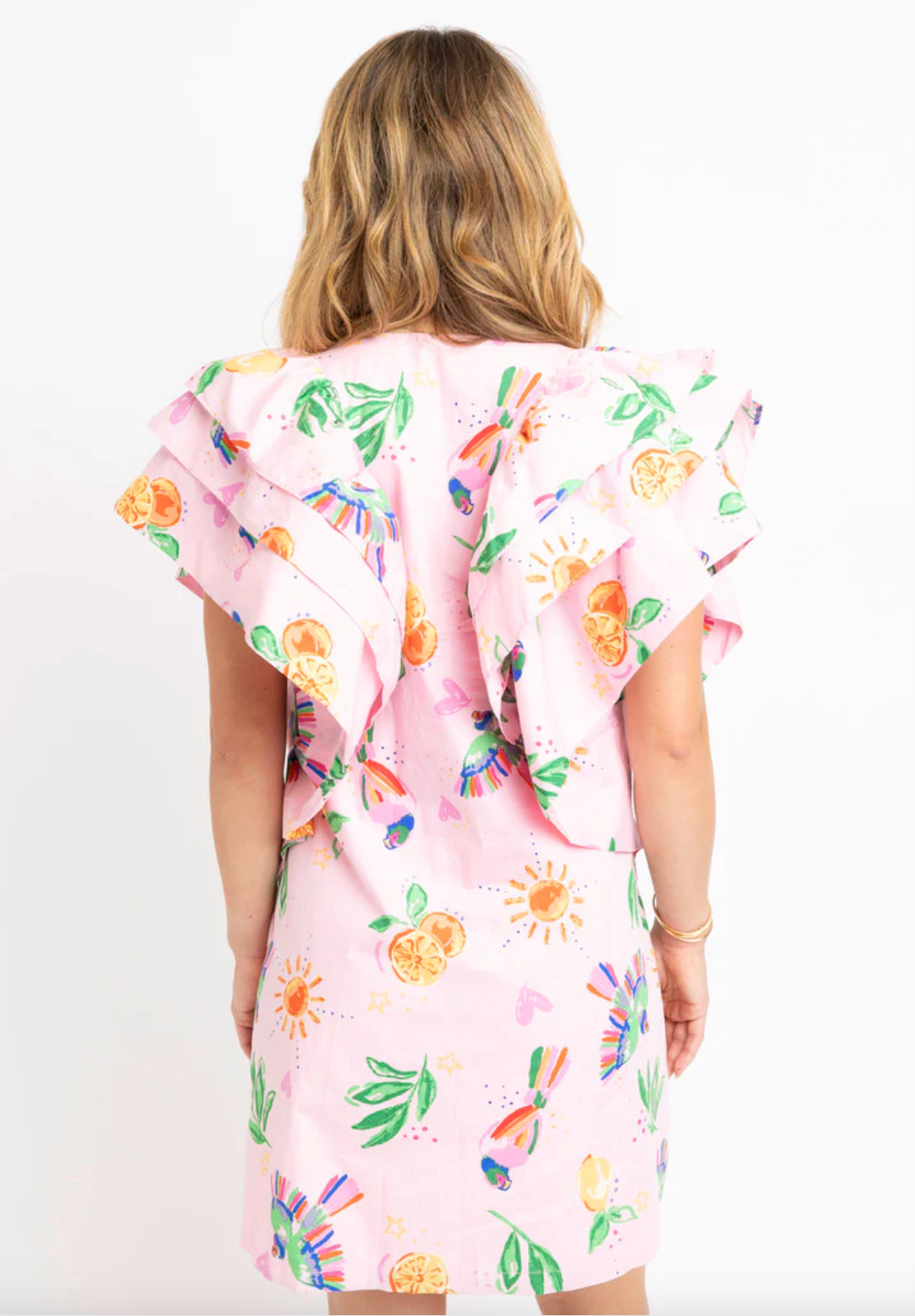 Karlie Toucan Fruit VNeck Dress